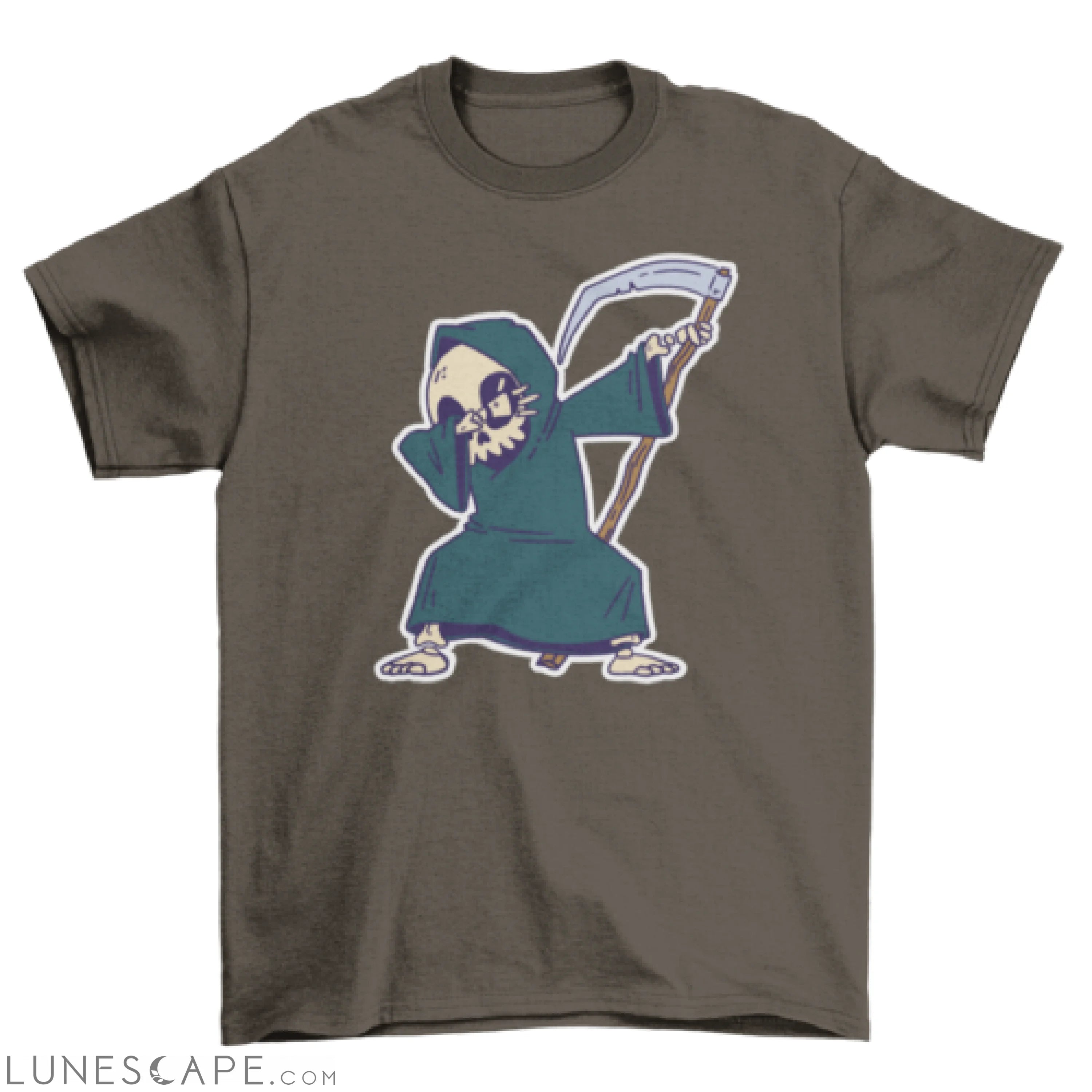 Grim reaper dabbing t-shirt design LUNESCAPE