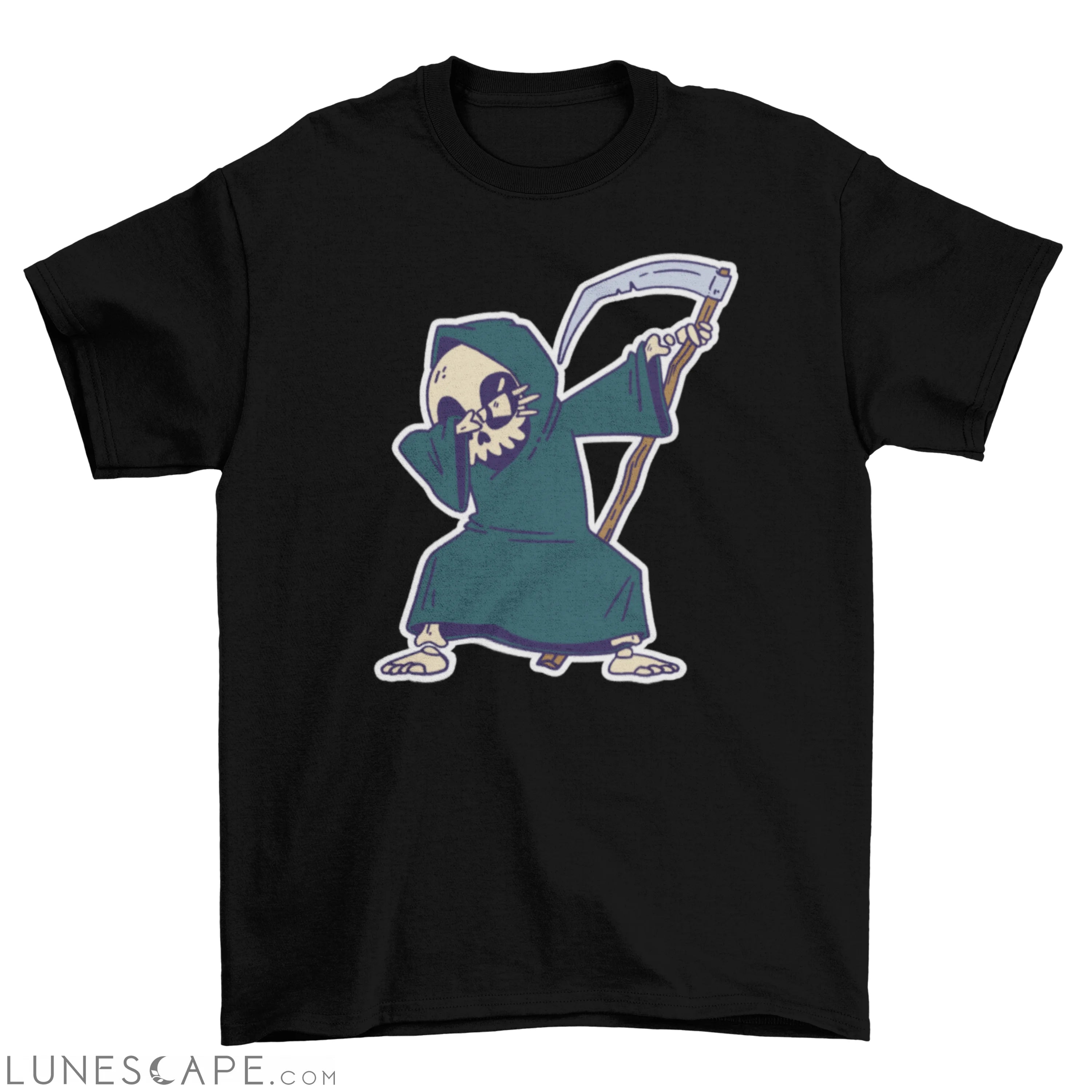 Grim reaper dabbing t-shirt design LUNESCAPE