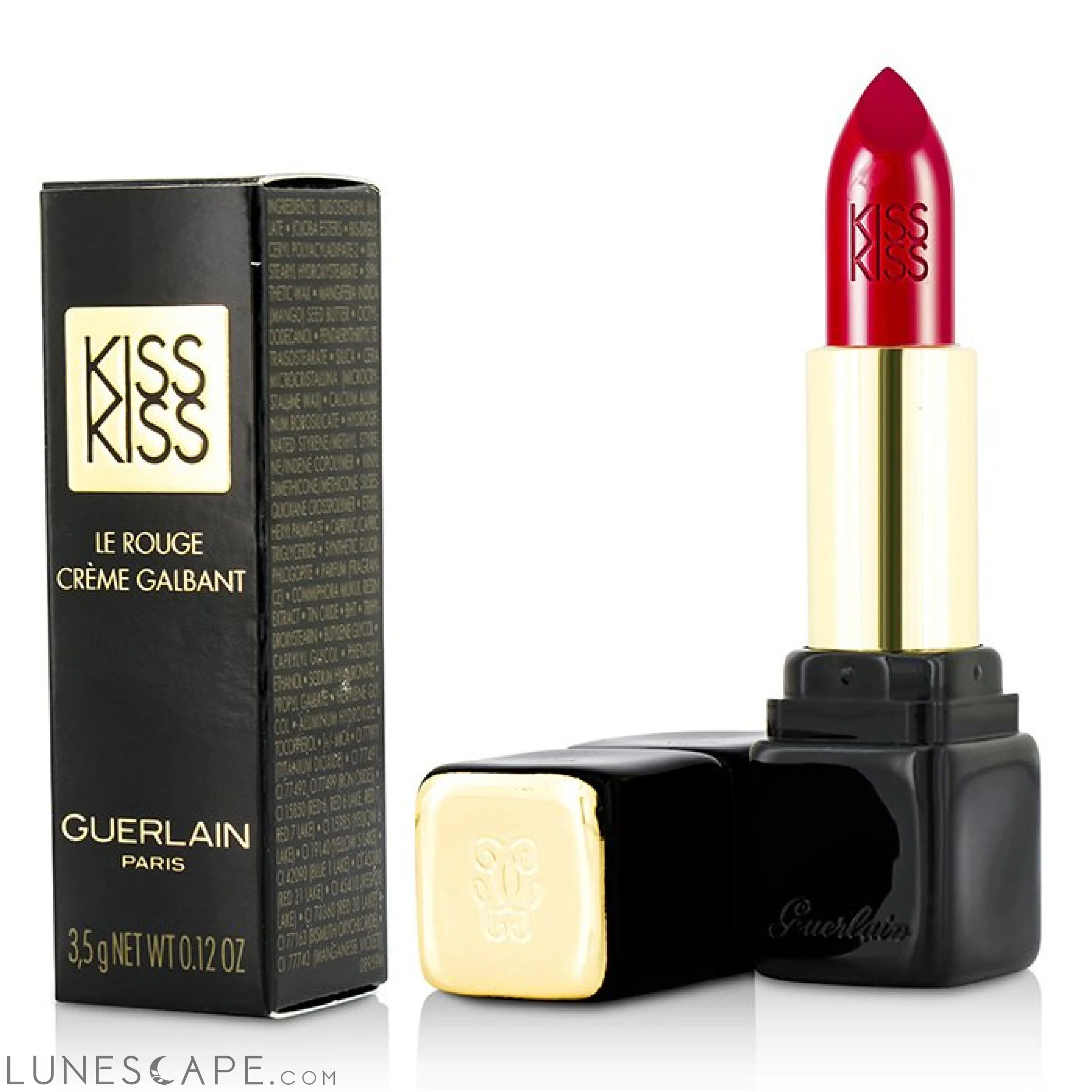 GUERLAIN - KissKiss Shaping Cream Lip Colour 3.5g/0.12oz LUNESCAPE