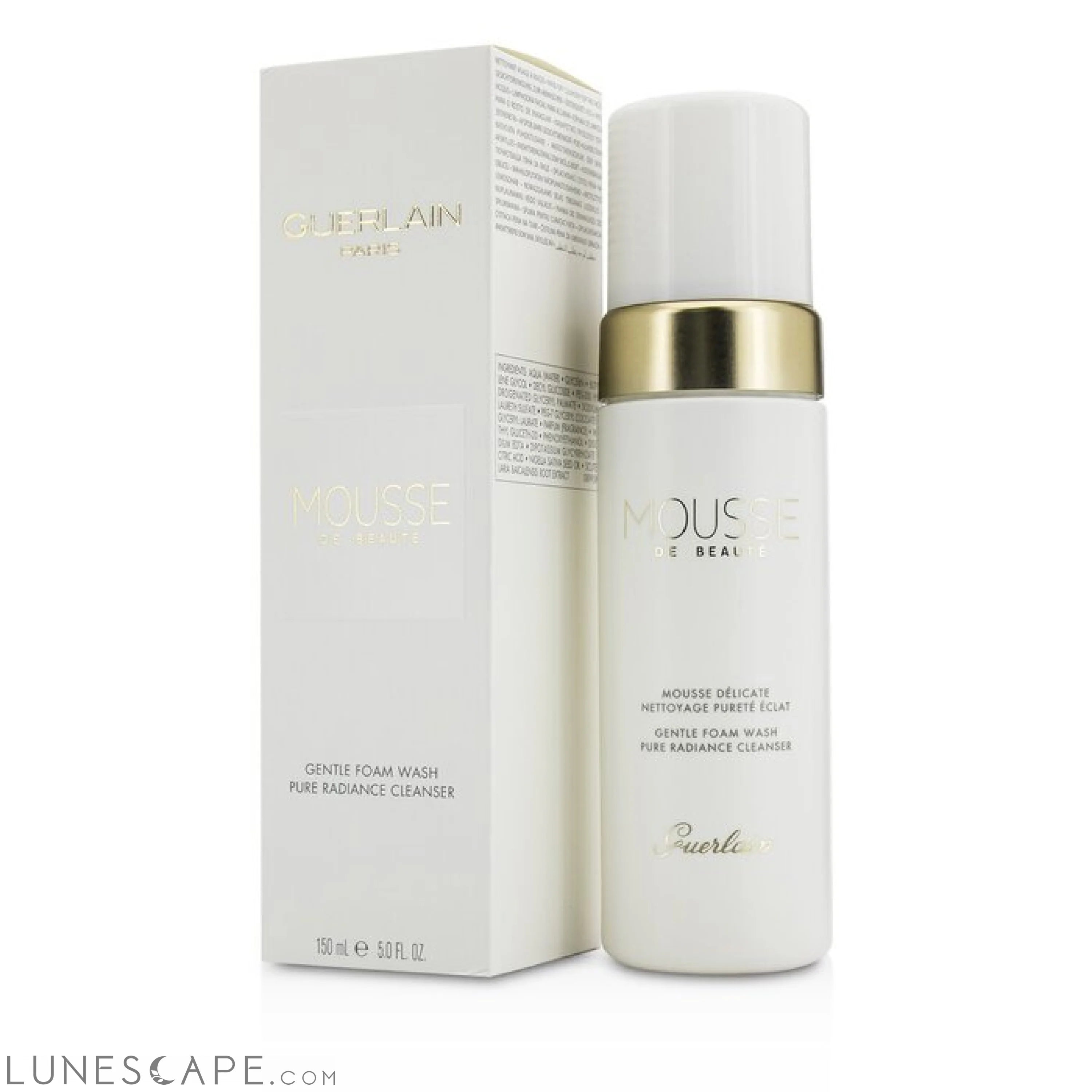 GUERLAIN - Pure Radiance Cleanser - Mousse De Beaute Gentle Foam Wash LUNESCAPE