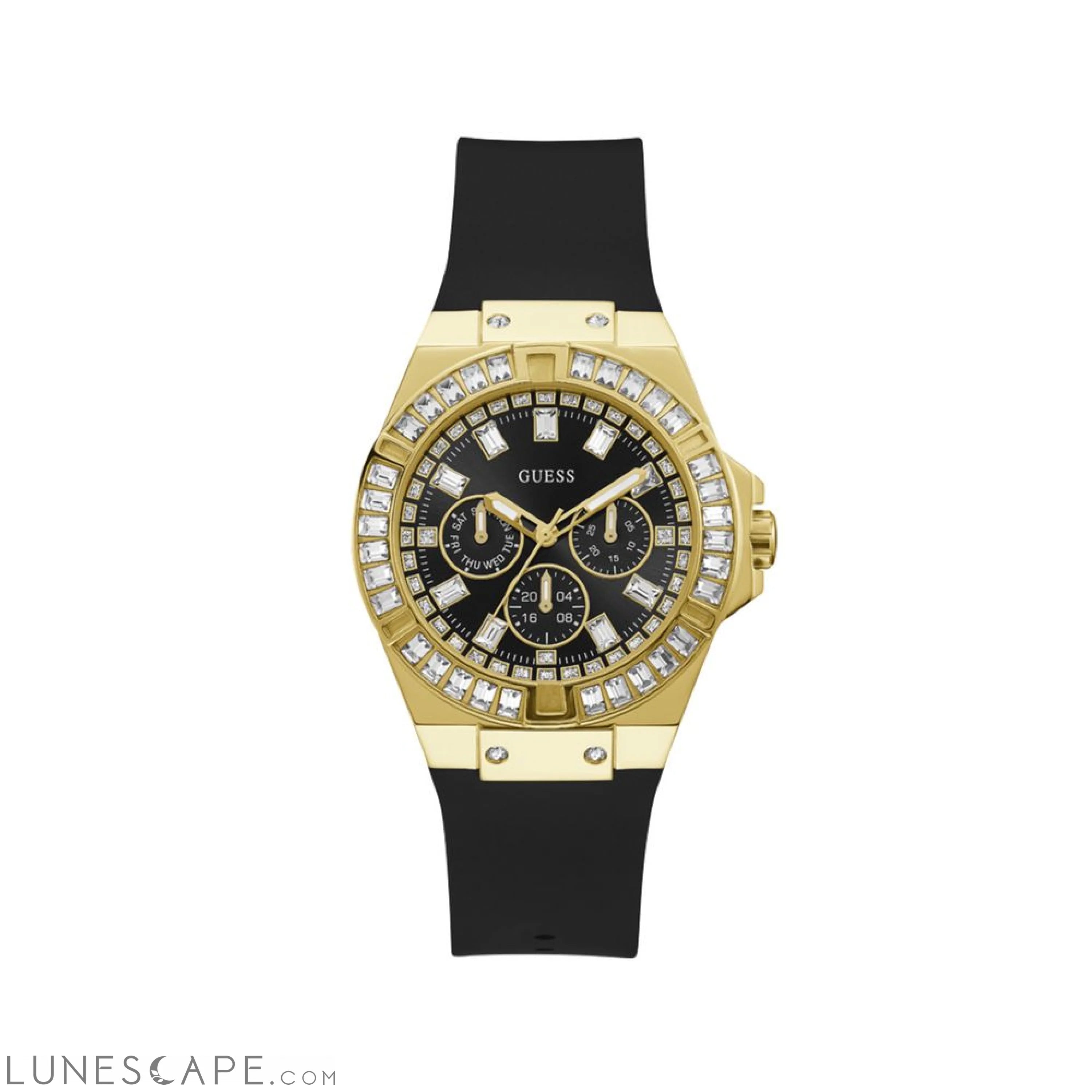 Guess Black Silicone Watch Watches - Women