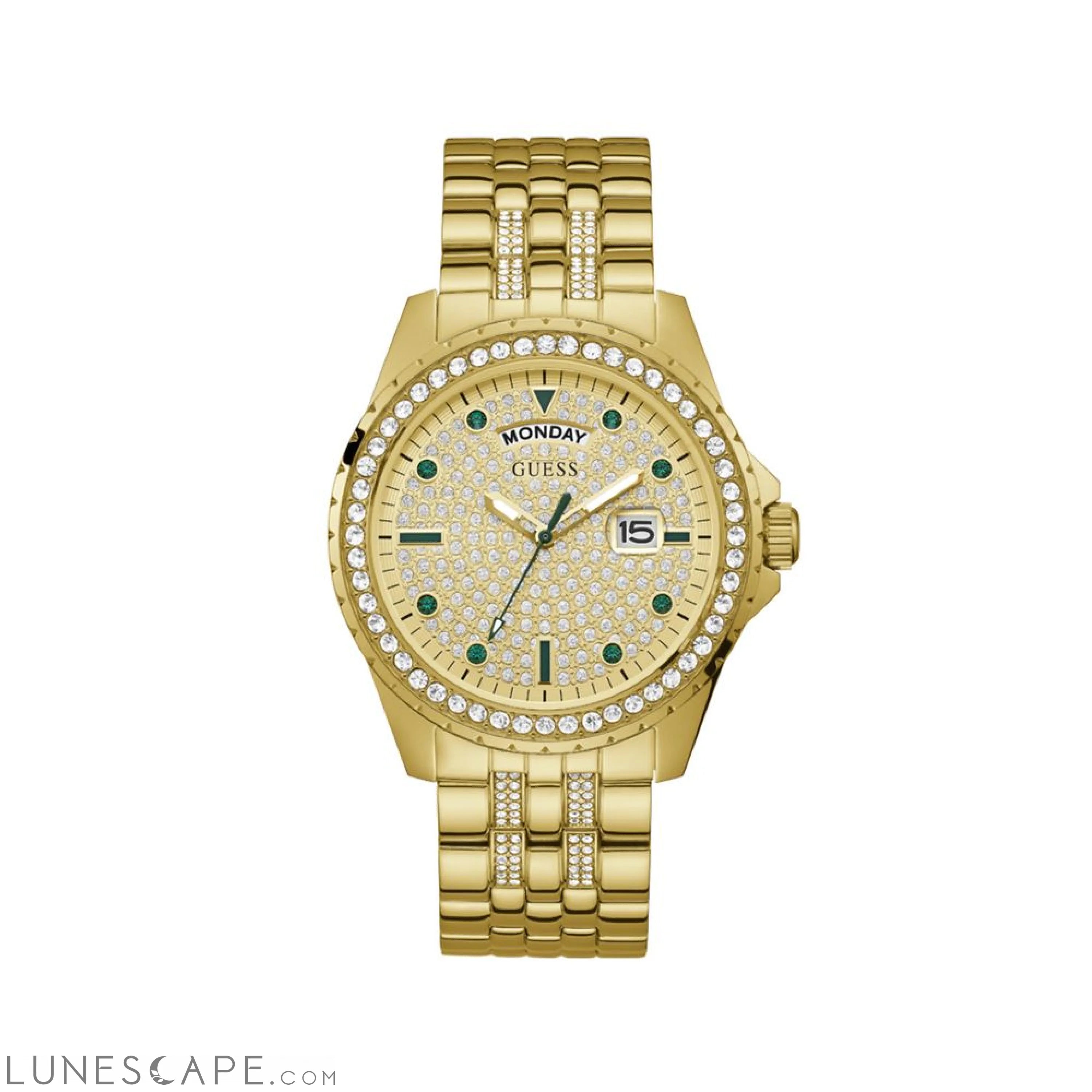 Guess Gold Stainless Steel Watch LUNESCAPE