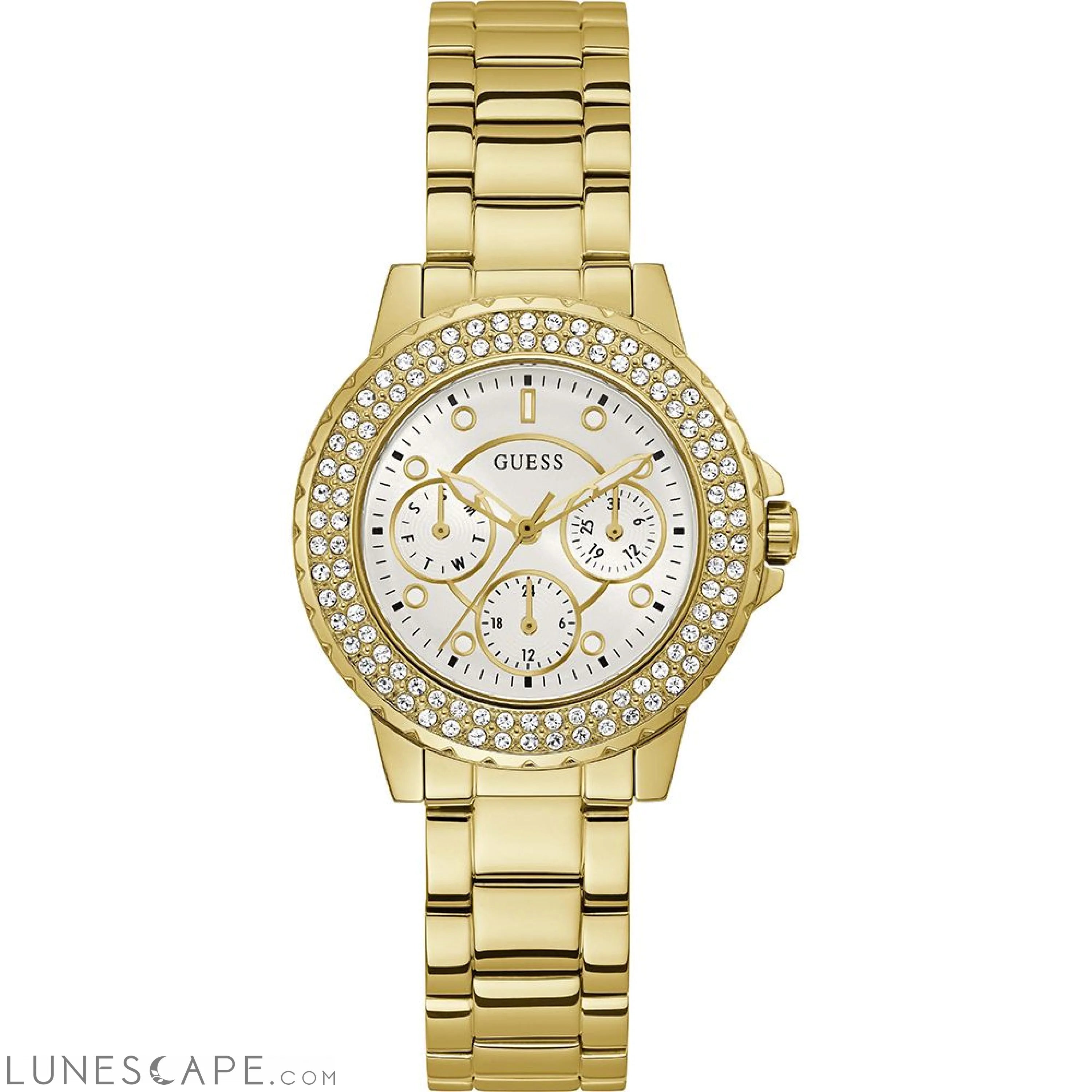 Guess Gold Stainless Steel Watch Watches - Women