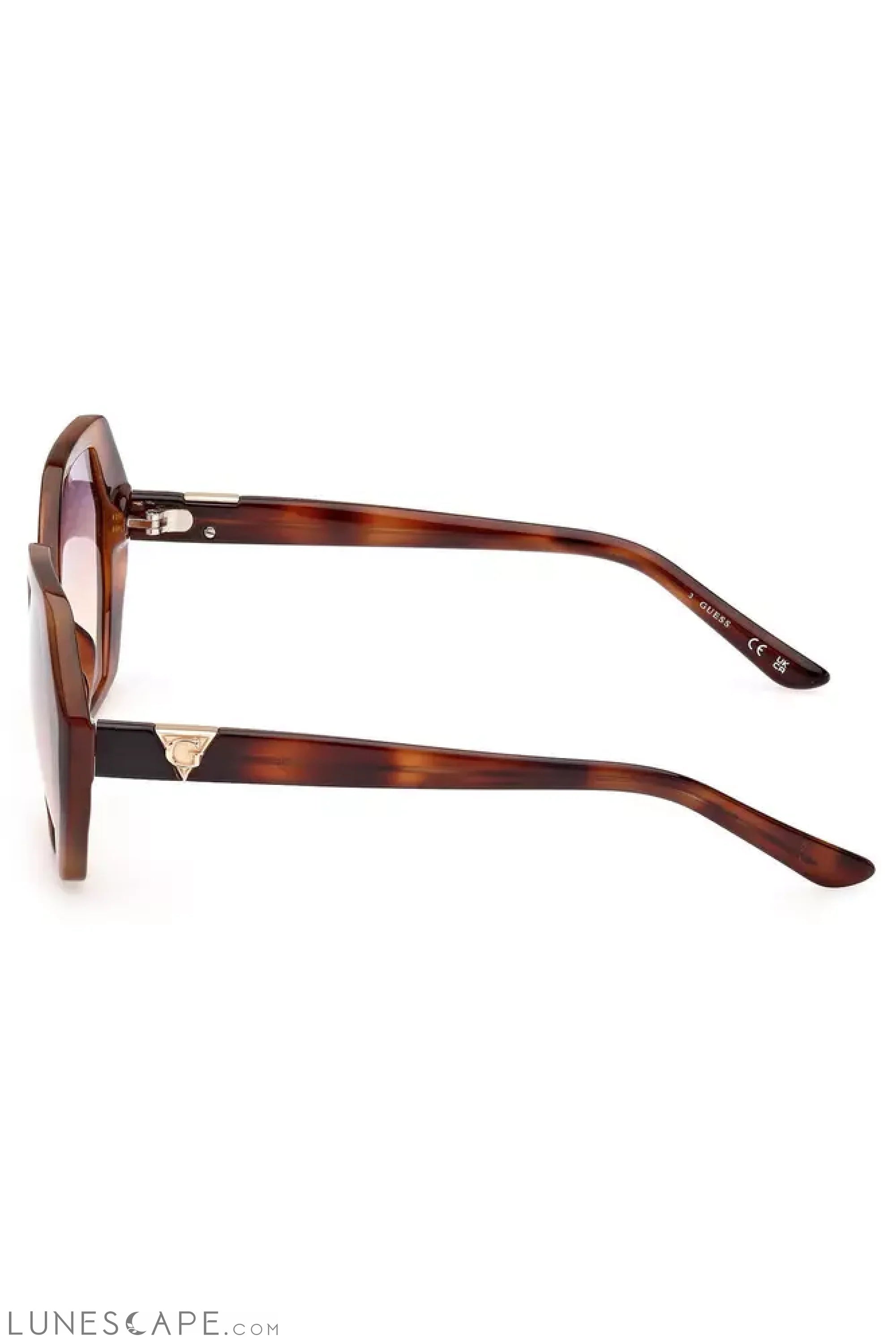 Guess Jeans Brown Injected Plastic Women Sunglasses LUNESCAPE