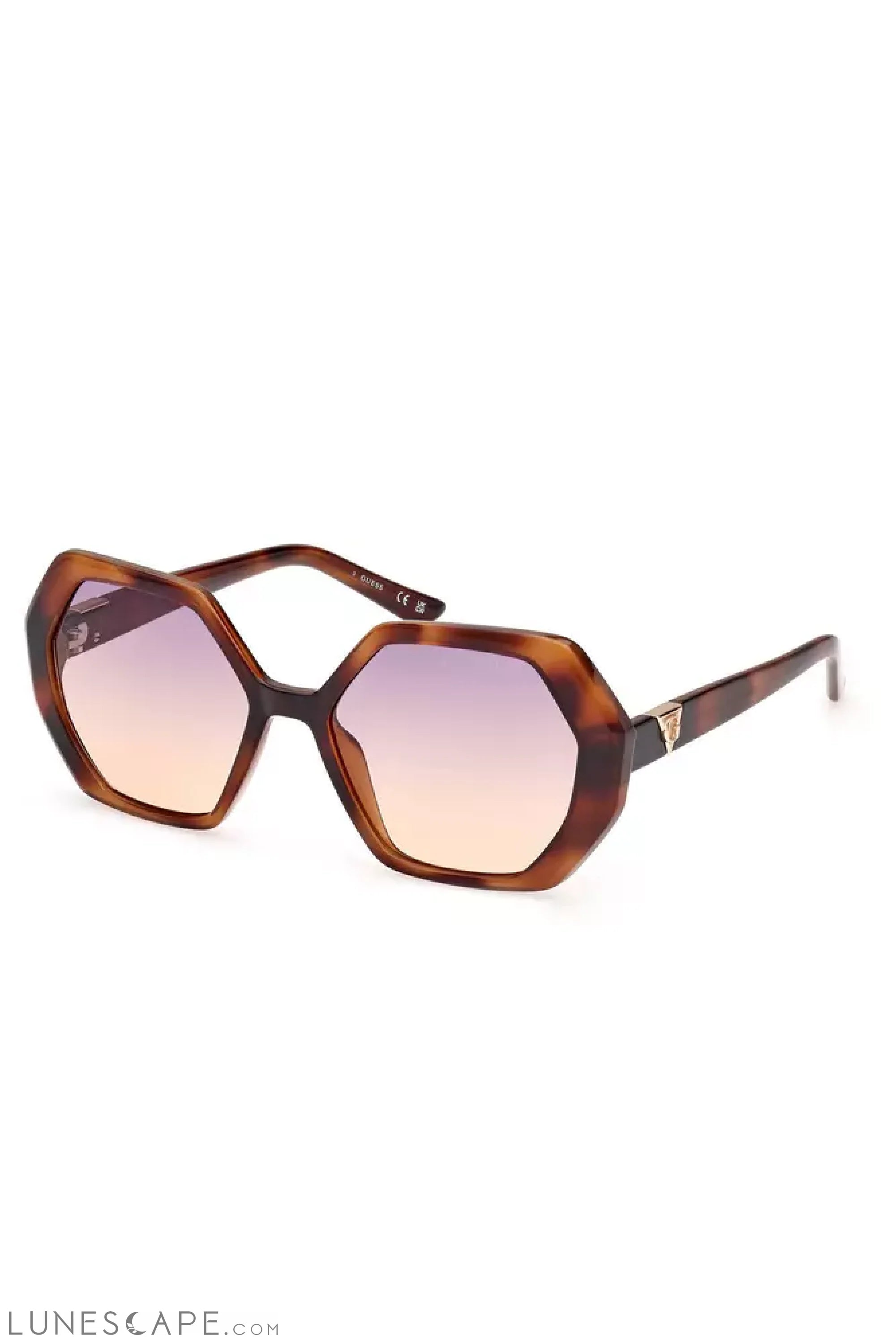 Guess Jeans Brown Injected Plastic Women Sunglasses LUNESCAPE