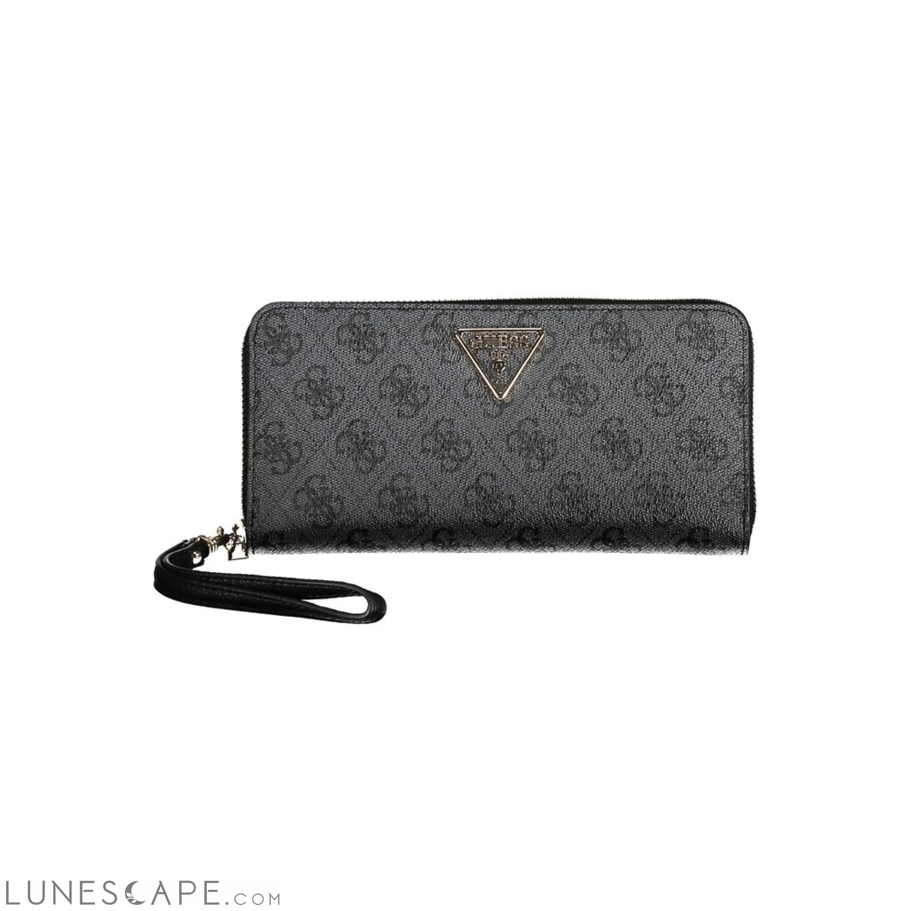 Guess Jeans Chic Black Wallet with Logo Detail LUNESCAPE