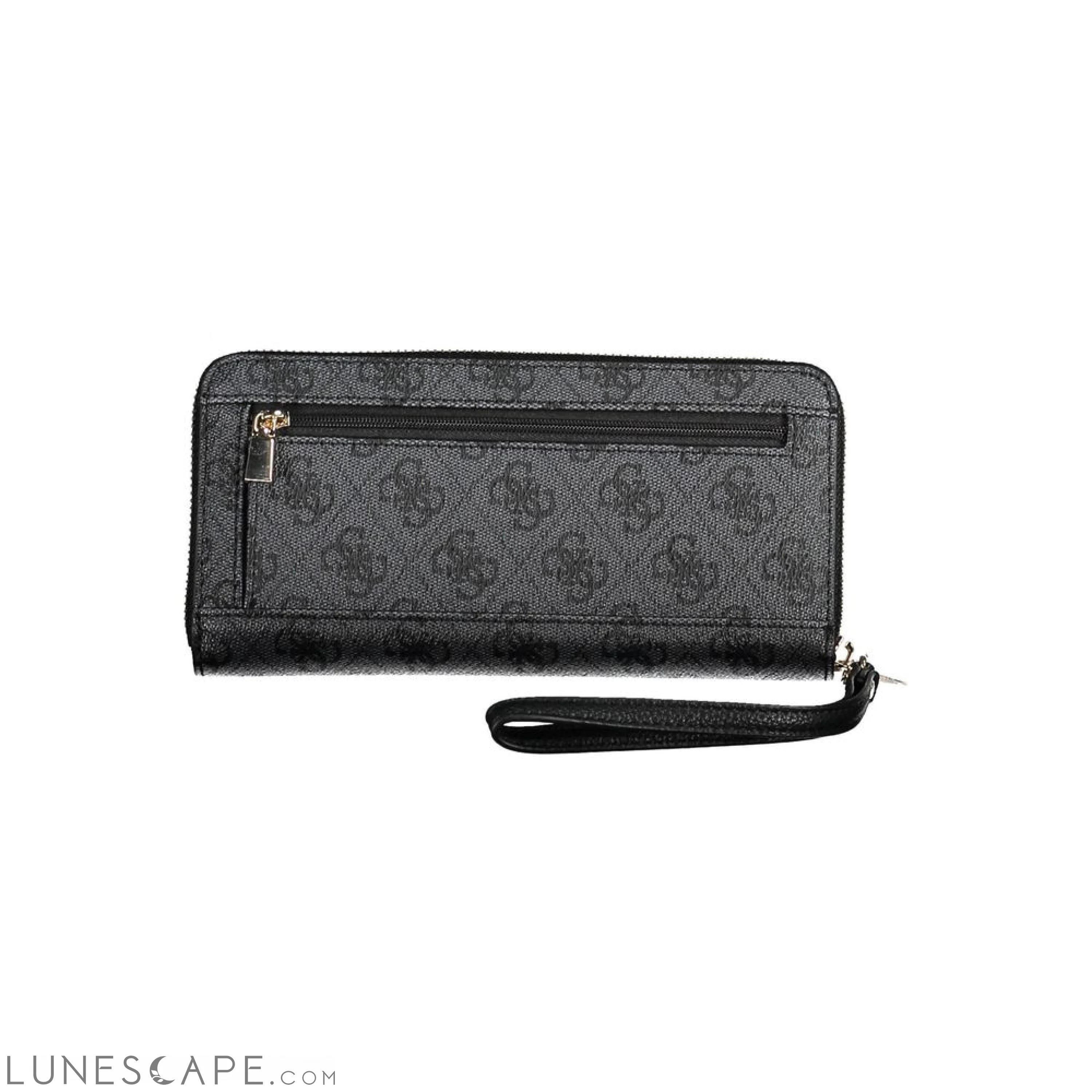 Guess Jeans Chic Black Wallet with Logo Detail LUNESCAPE