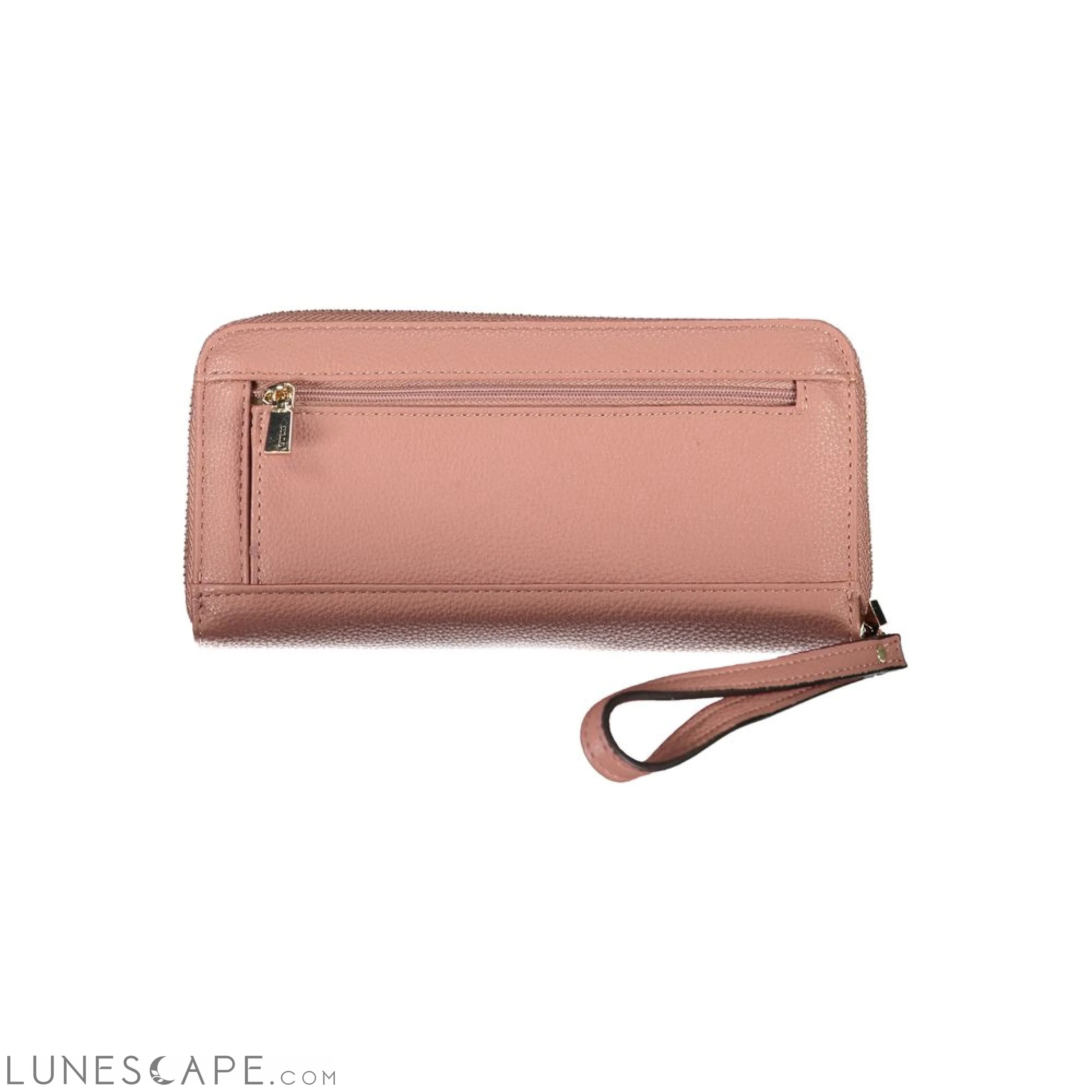 Guess Jeans Elegant Pink Polyethylene Wallet with Logo LUNESCAPE