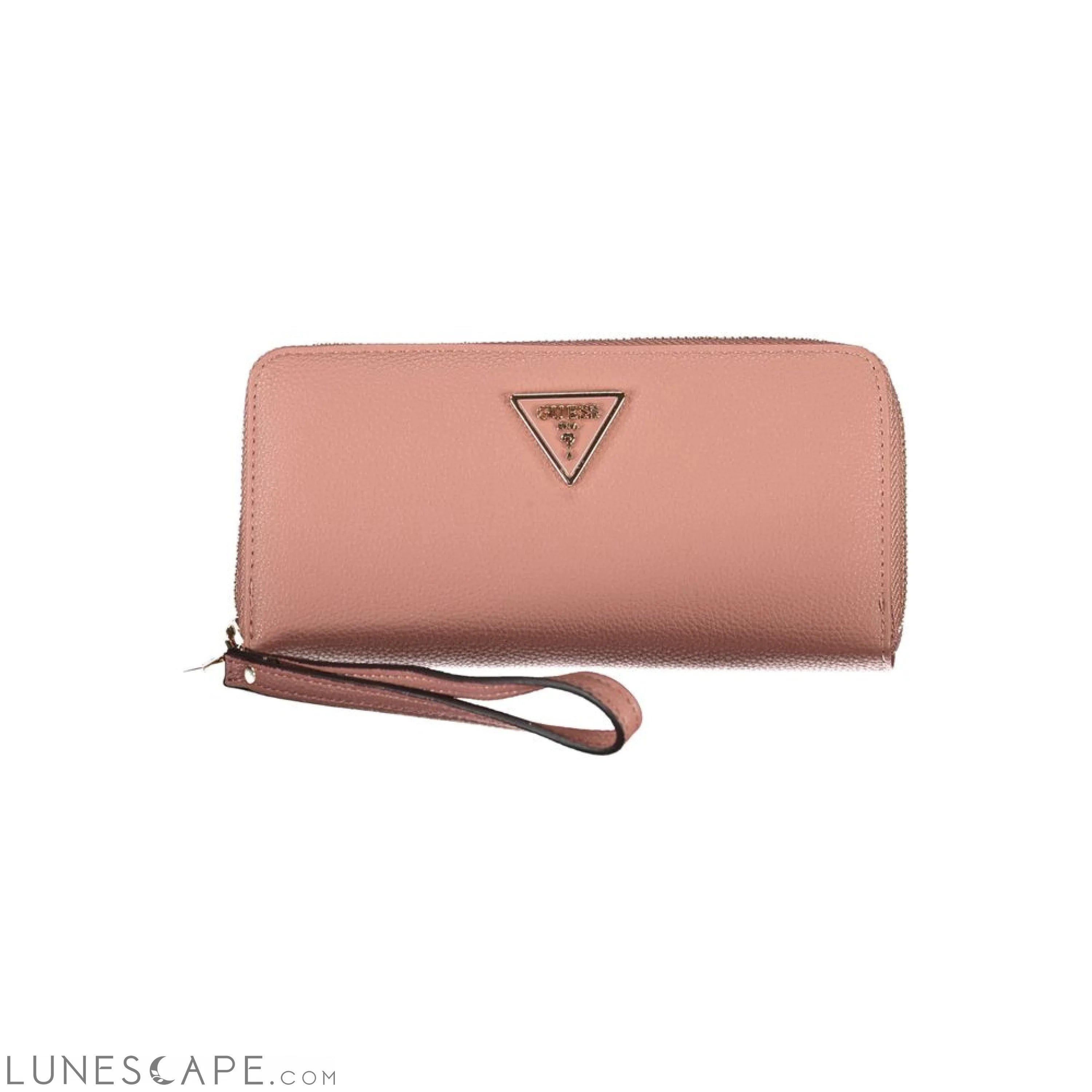 Guess Jeans Elegant Pink Polyethylene Wallet with Logo LUNESCAPE