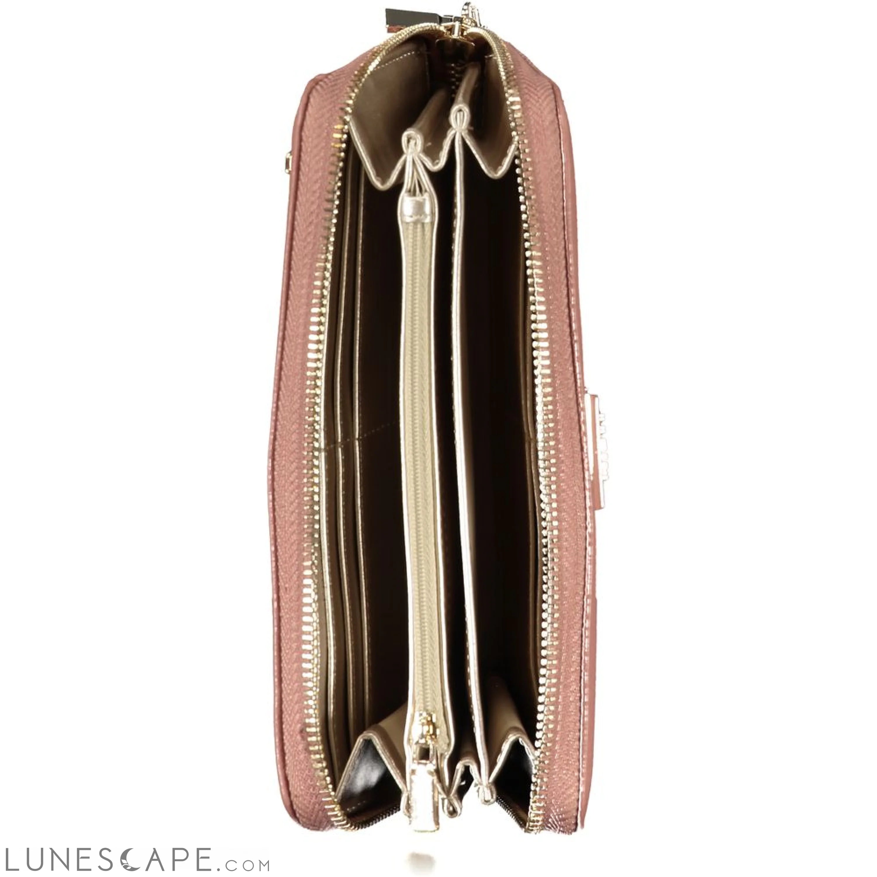 Guess Jeans Elegant Pink Polyethylene Wallet with Logo LUNESCAPE