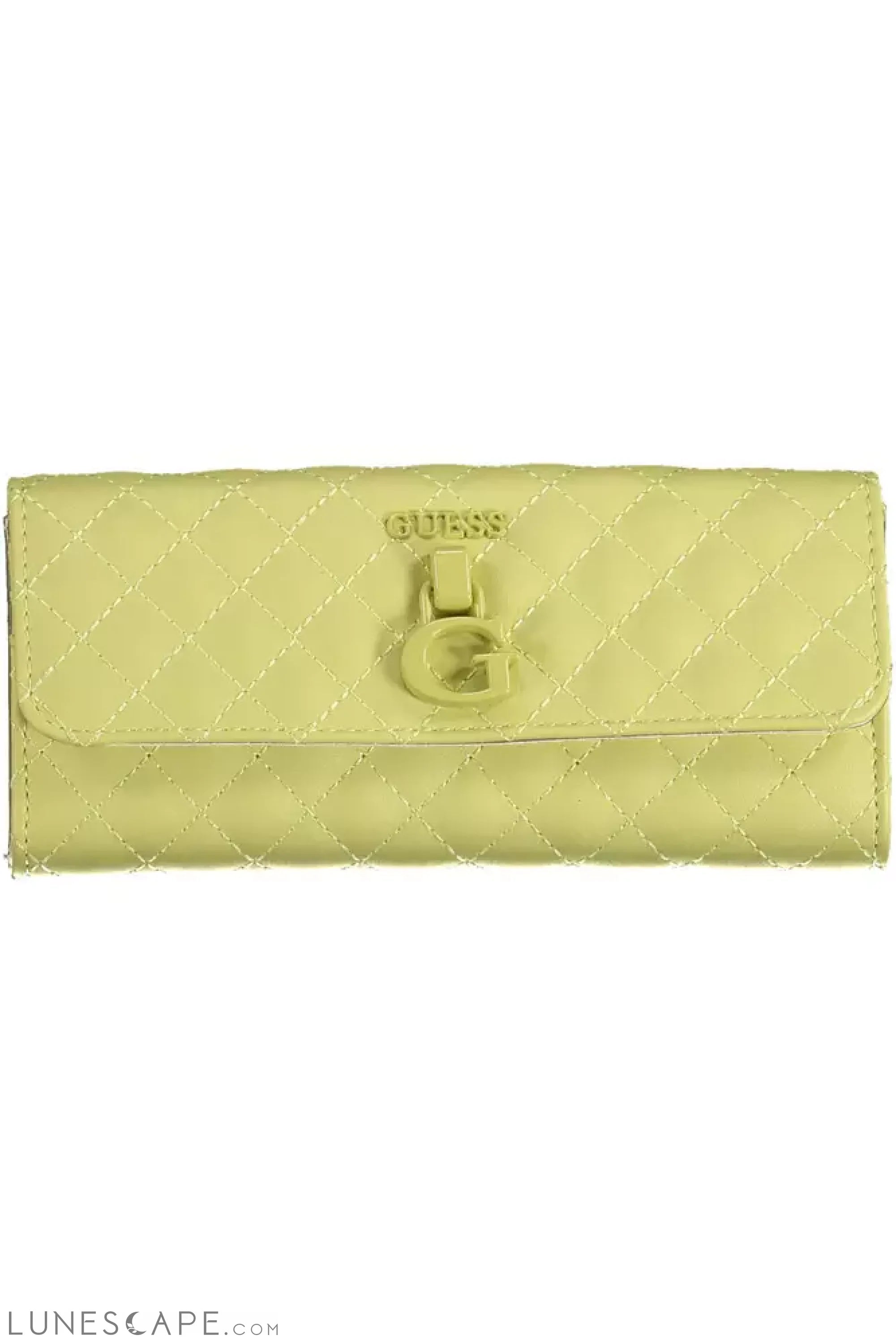 Guess Jeans Yellow Polyethylene Women Wallet LUNESCAPE
