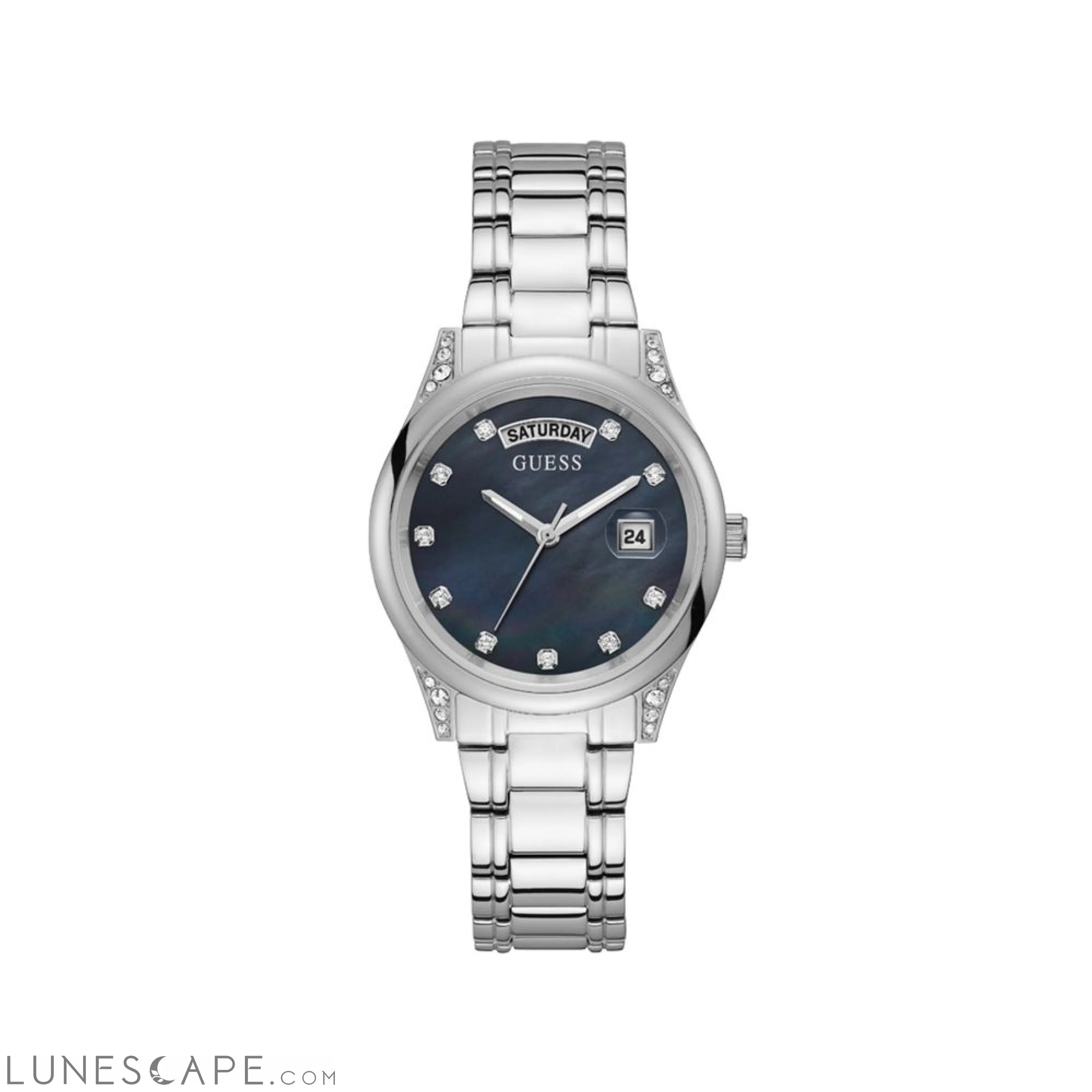 Guess Silver Stainless Steel Watch Watches - Women