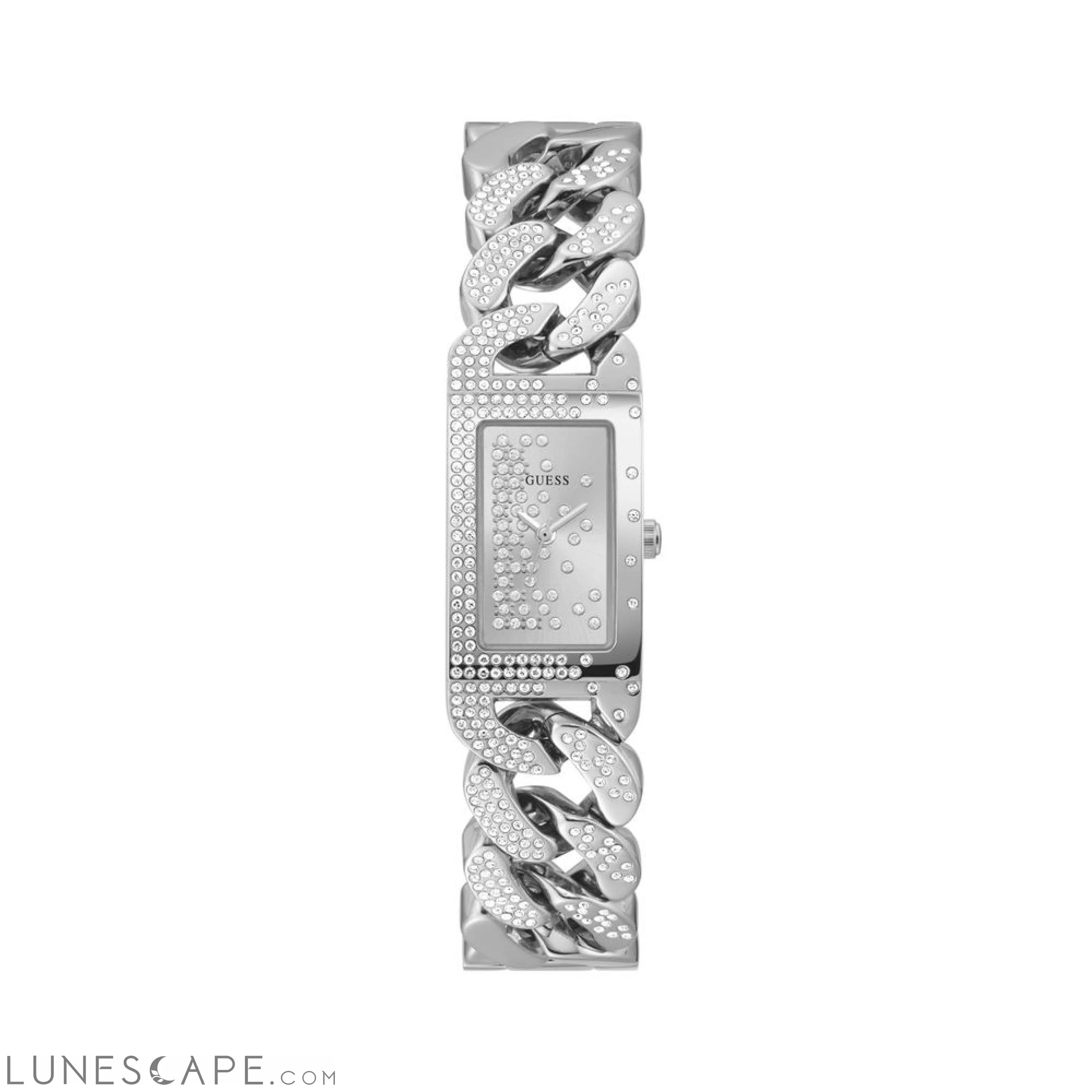 Guess Silver Stainless Steel Watch LUNESCAPE