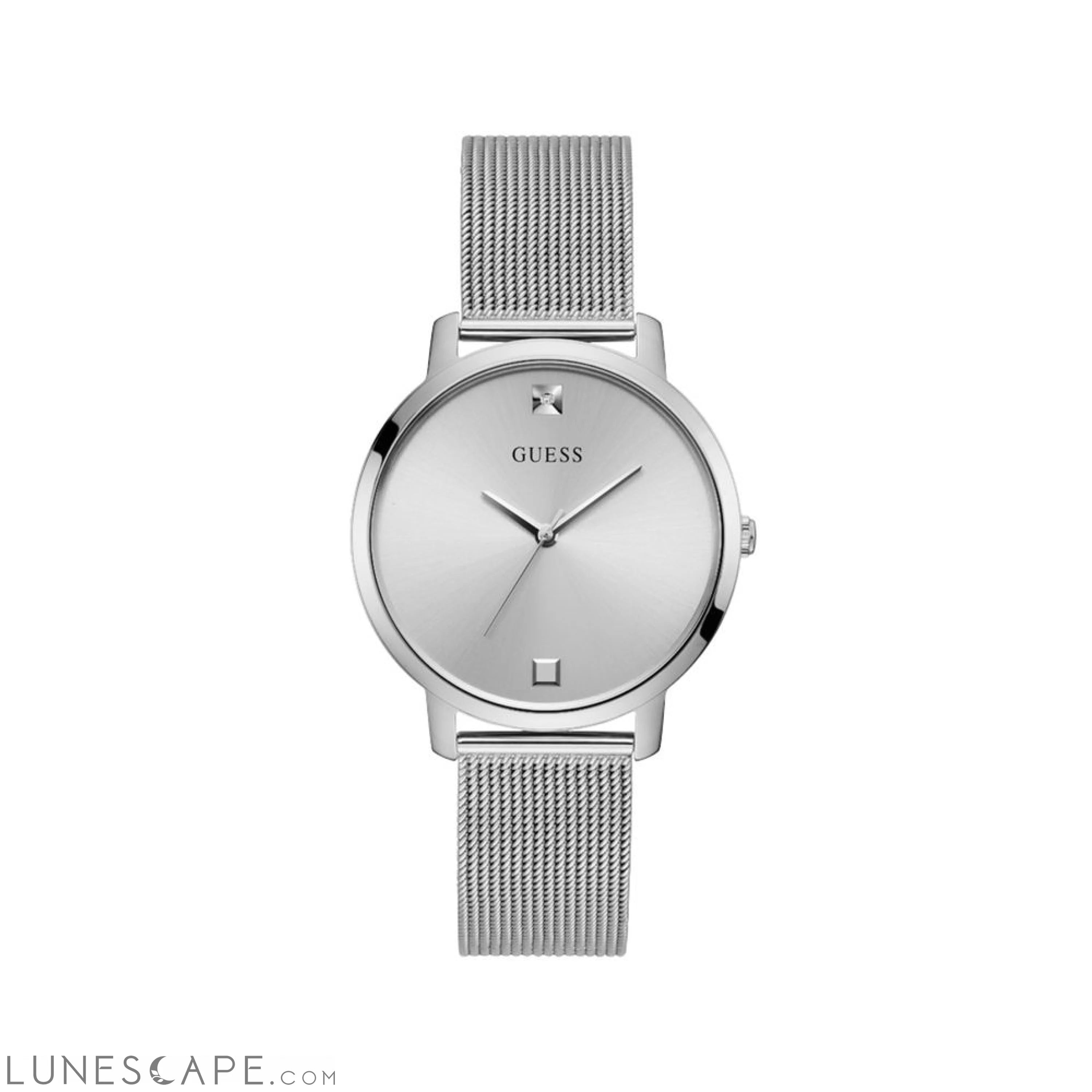 Guess Silver Stainless Steel Watch LUNESCAPE