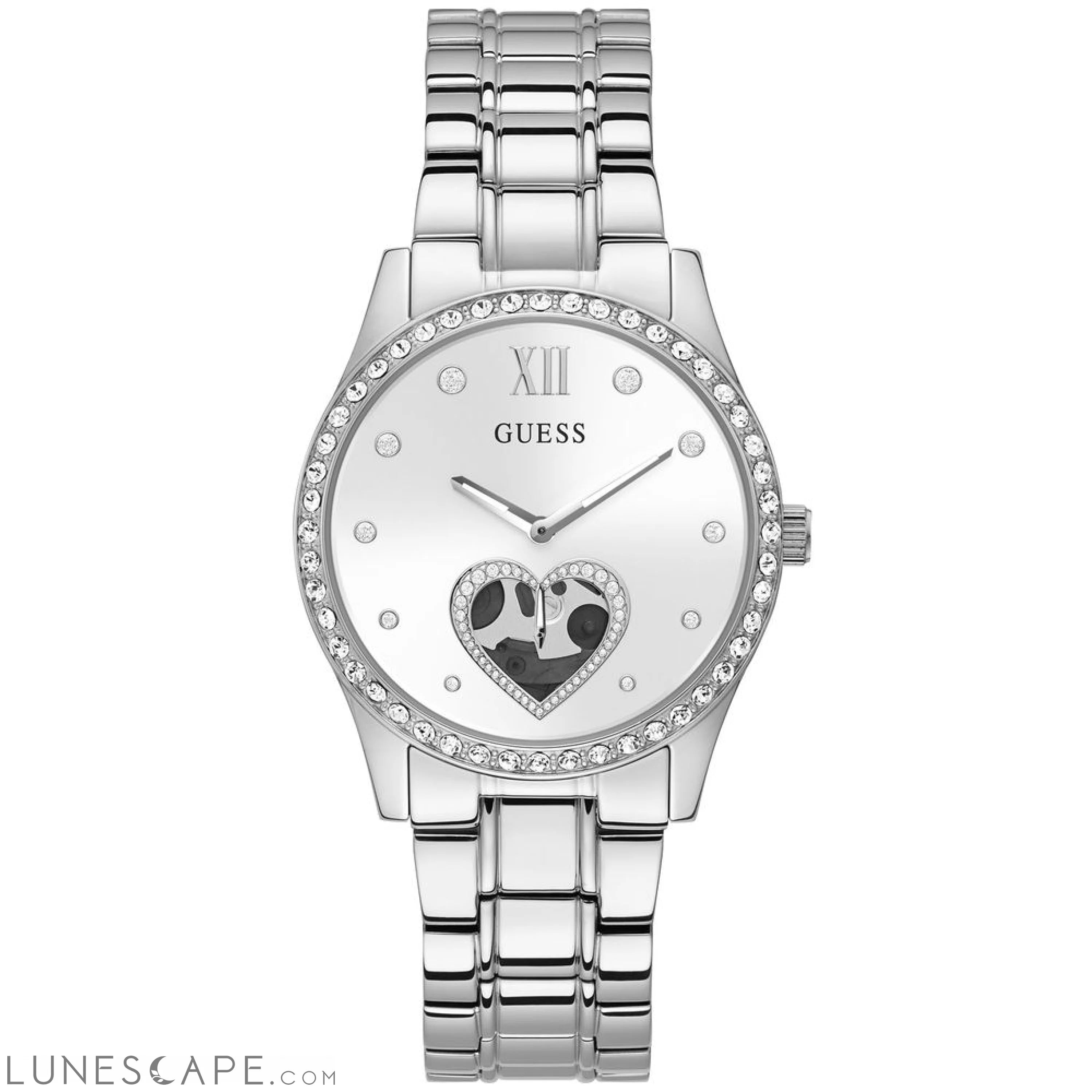 Guess Silver Women Watch LUNESCAPE