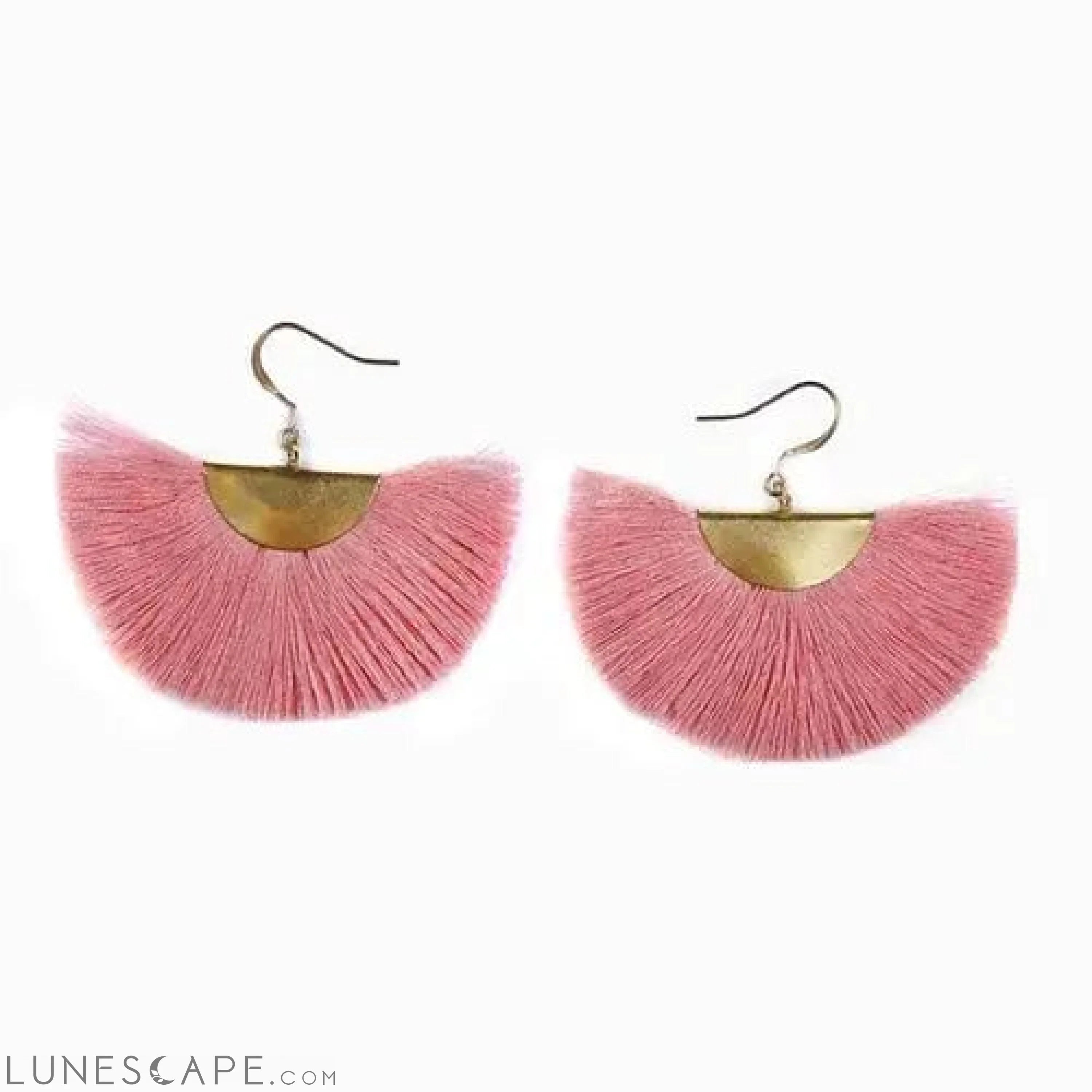 Half Moon Fan Earrings LUNESCAPE