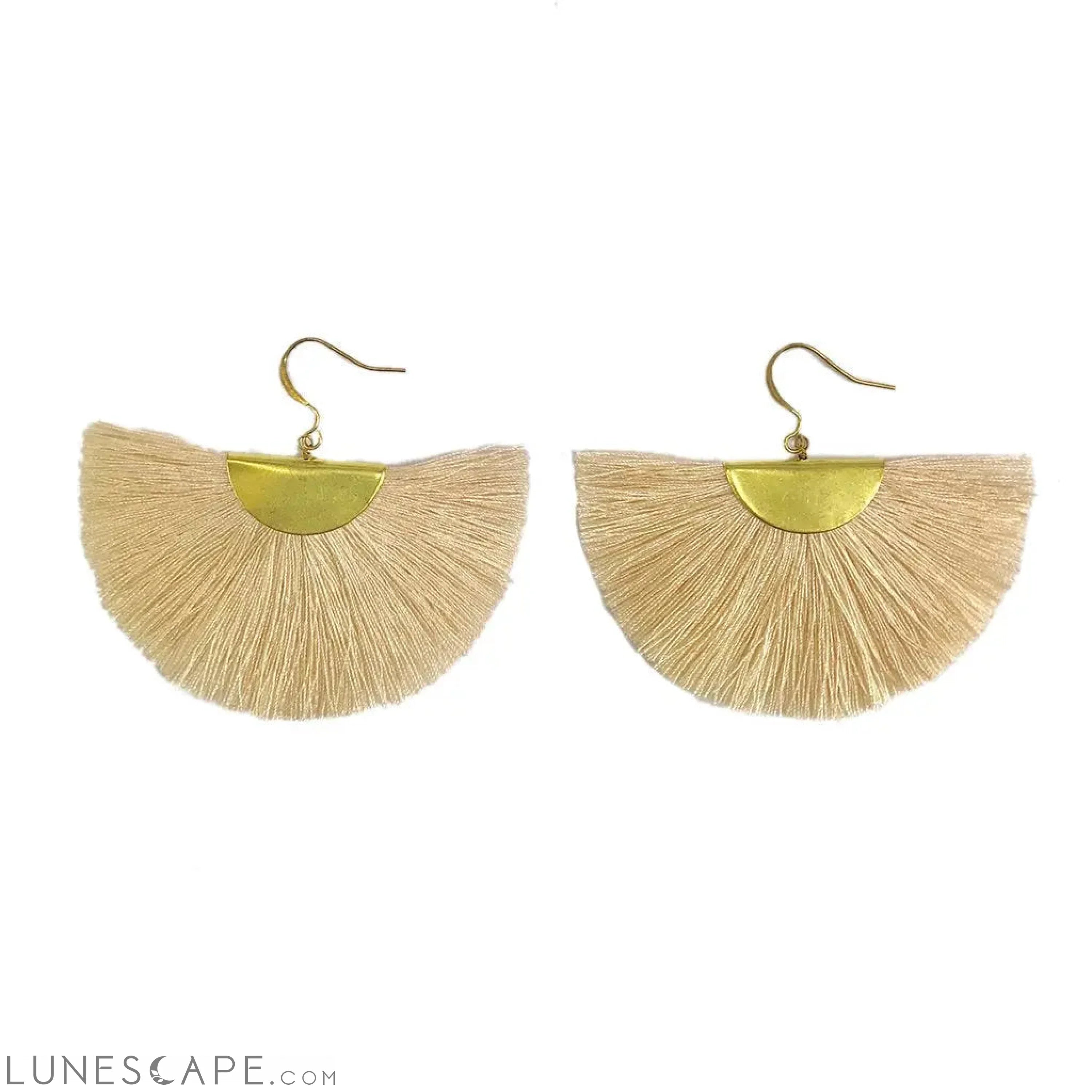 Half Moon Fan Earrings LUNESCAPE