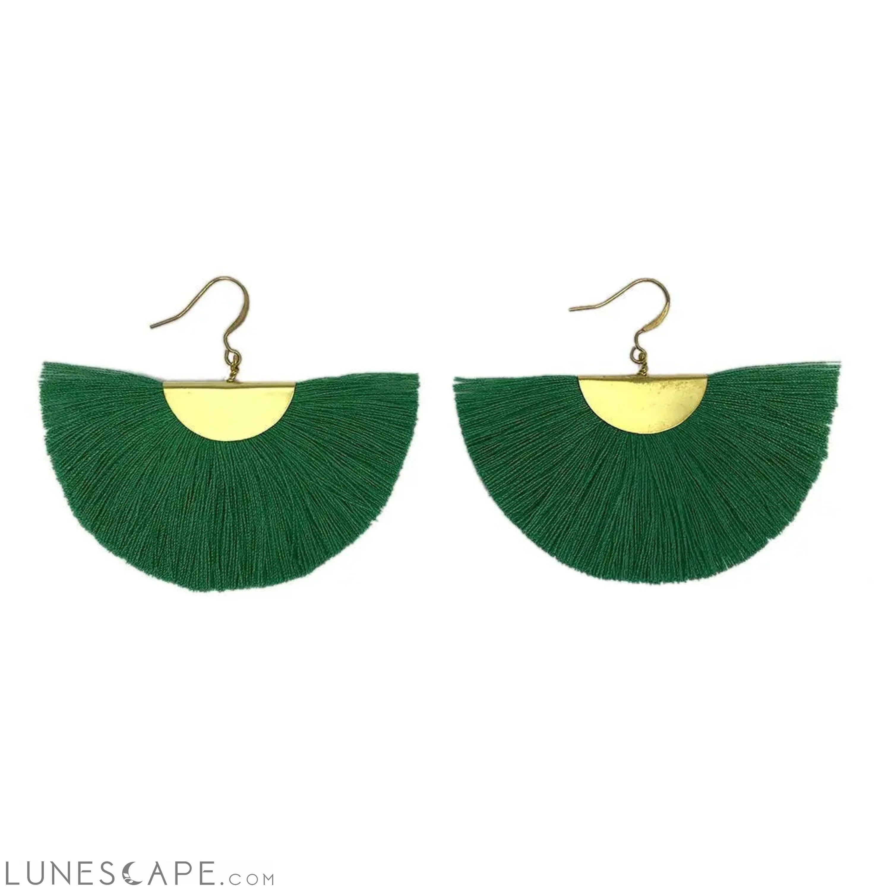 Half Moon Fan Earrings LUNESCAPE