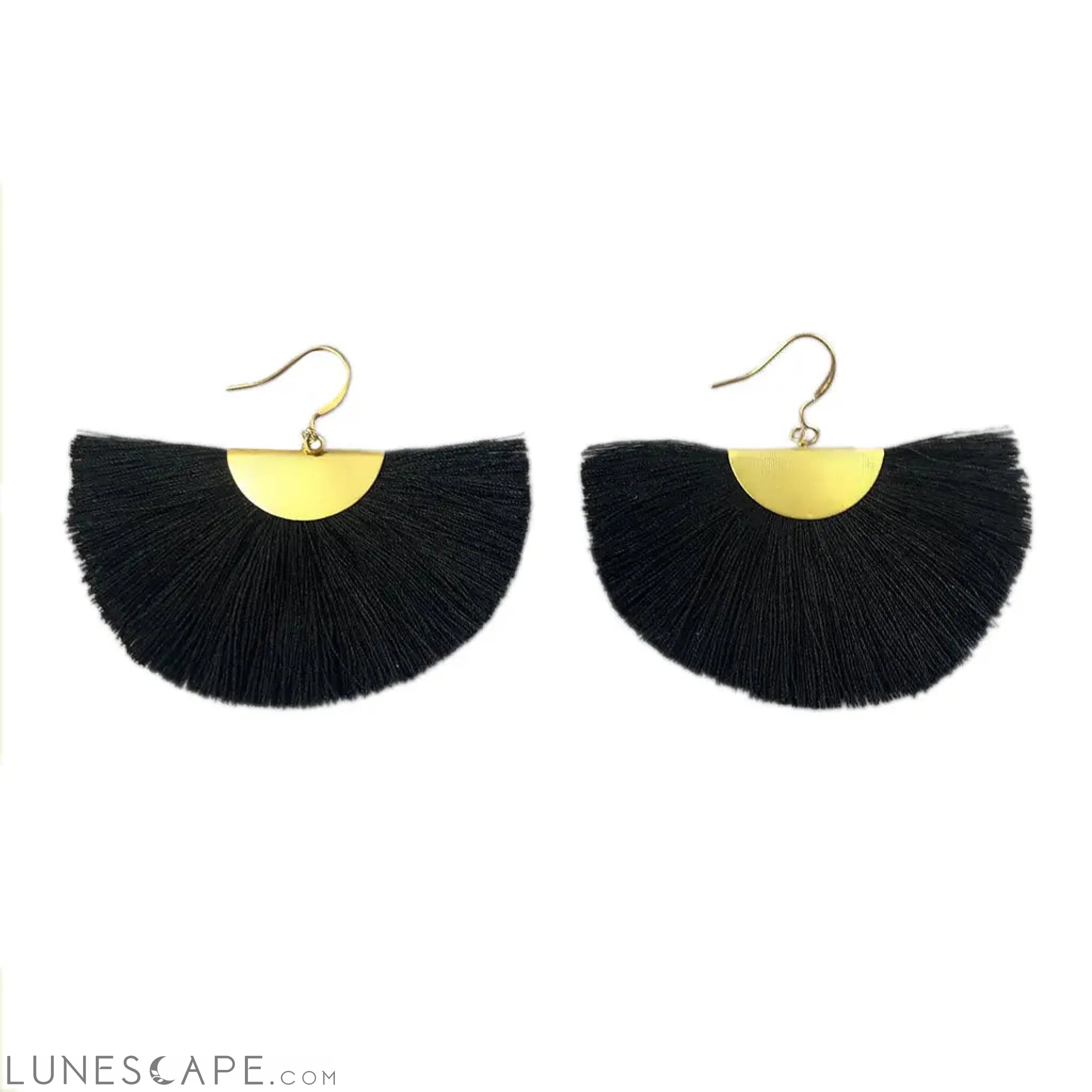 Half Moon Fan Earrings LUNESCAPE