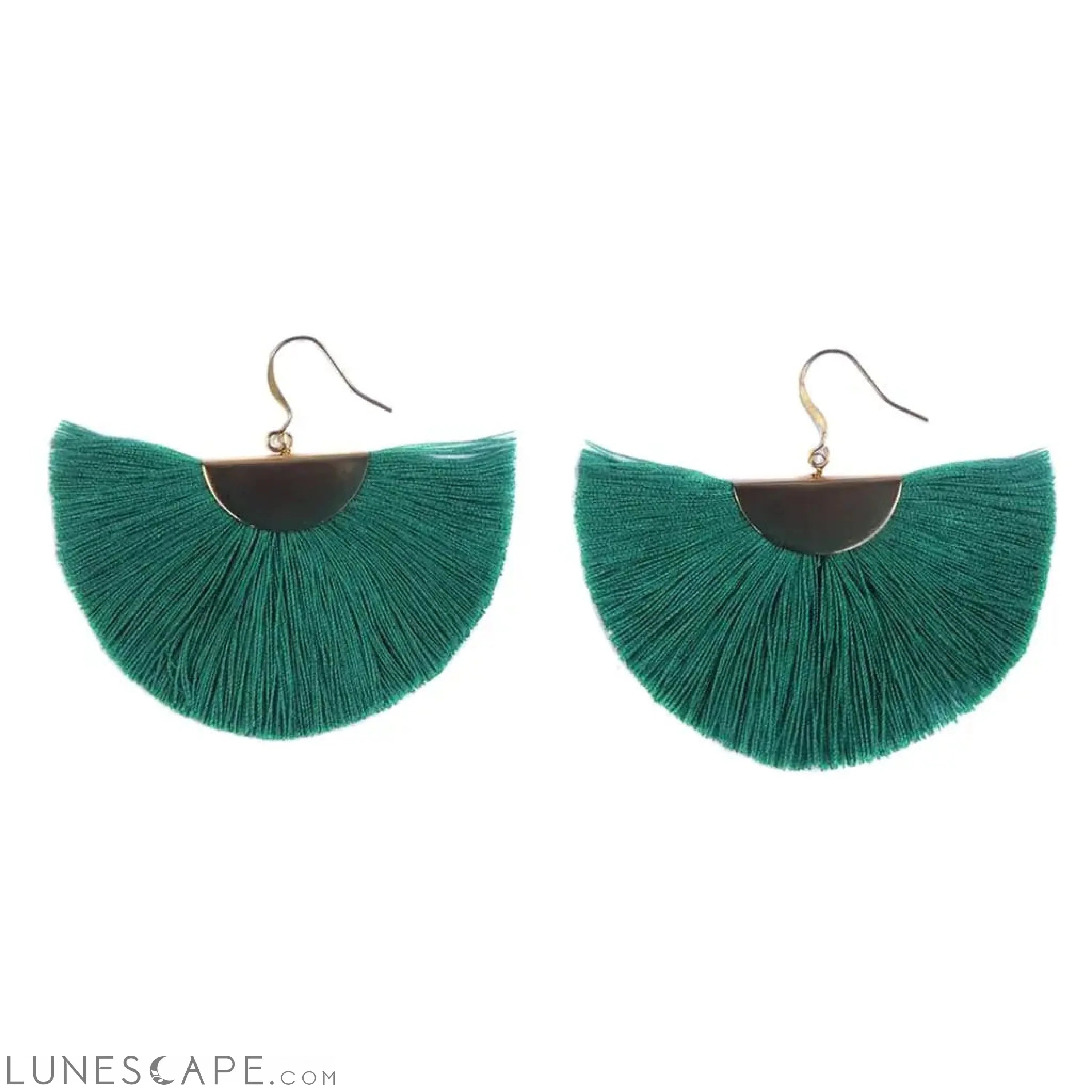 Half Moon Fan Earrings LUNESCAPE