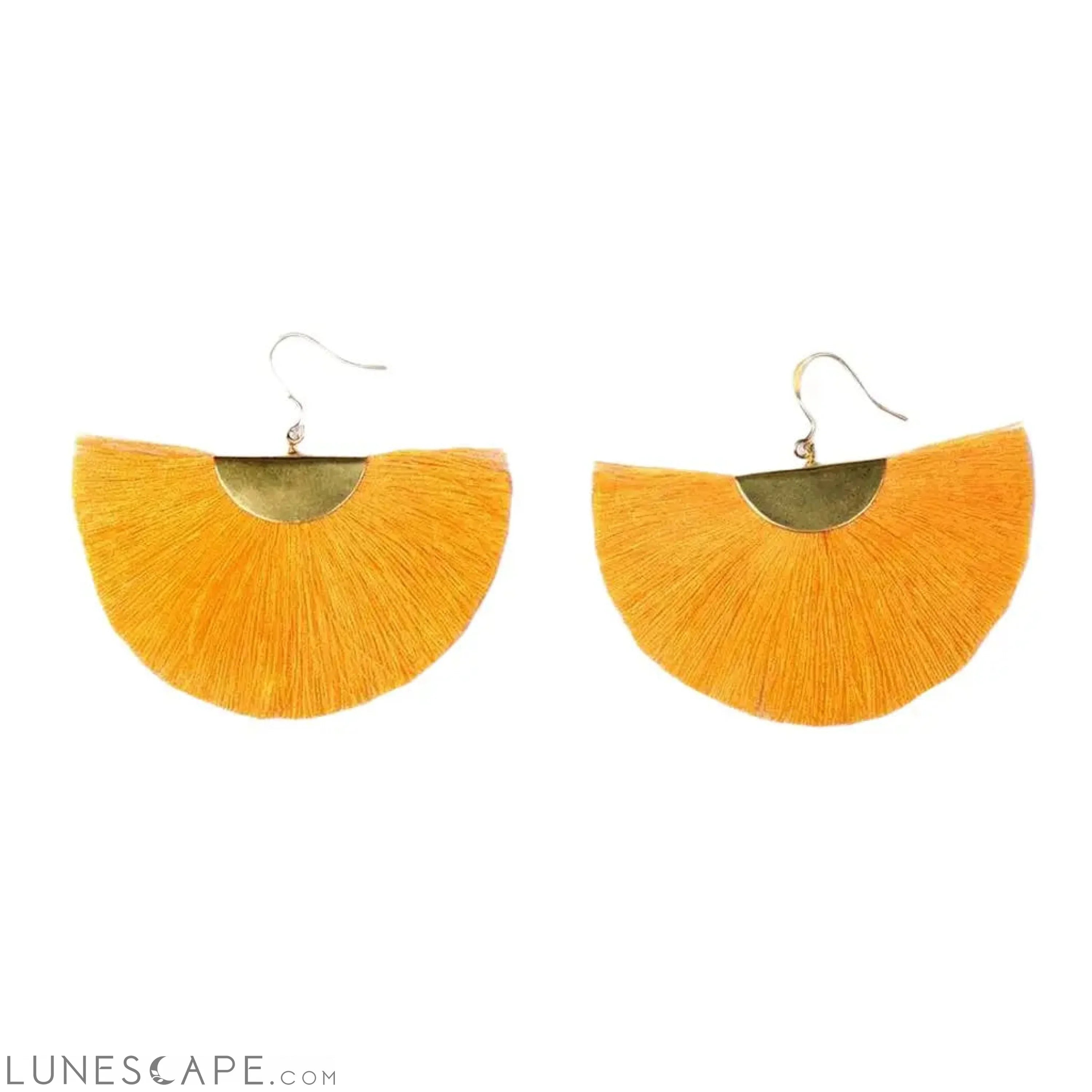 Half Moon Fan Earrings LUNESCAPE