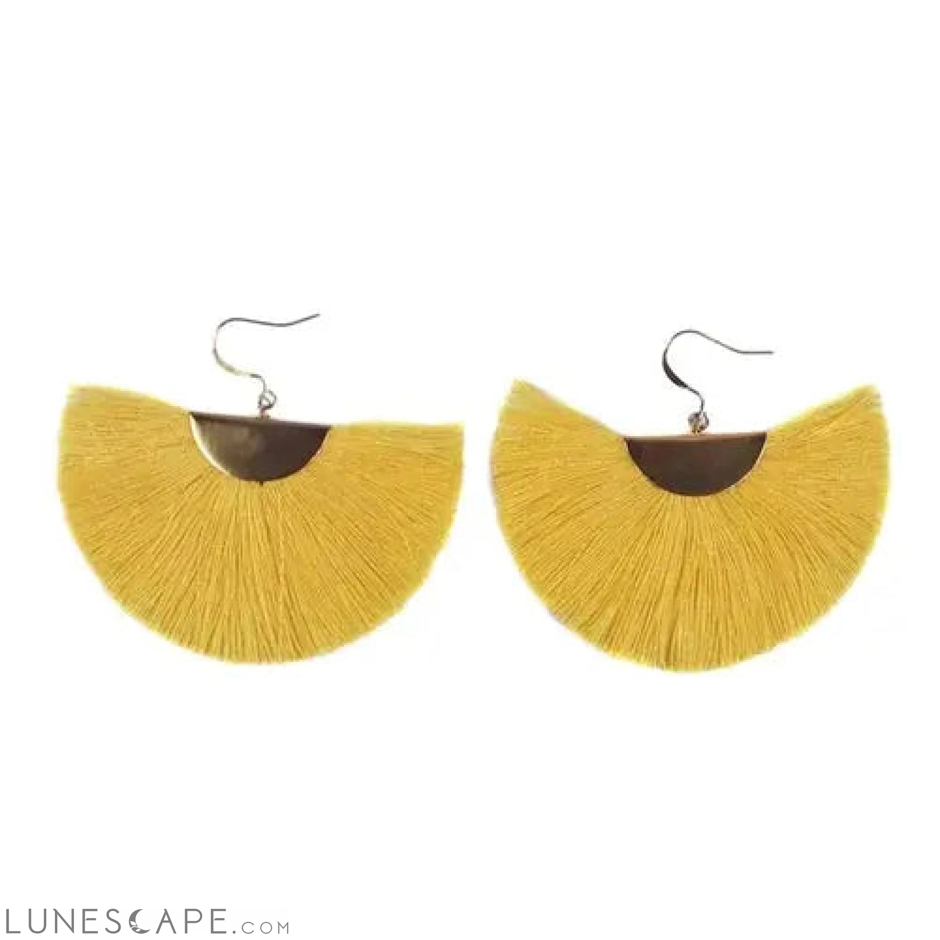 Half Moon Fan Earrings LUNESCAPE