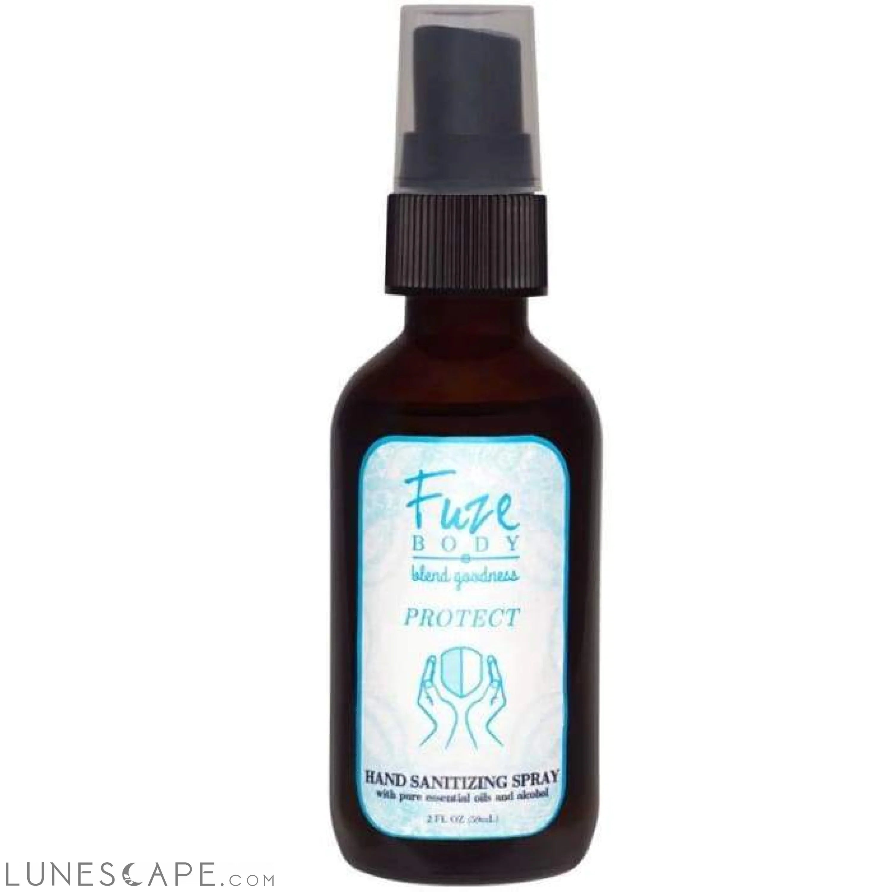 Hand Sanitizer With Alcohol and Essential Oils - Protect LUNESCAPE