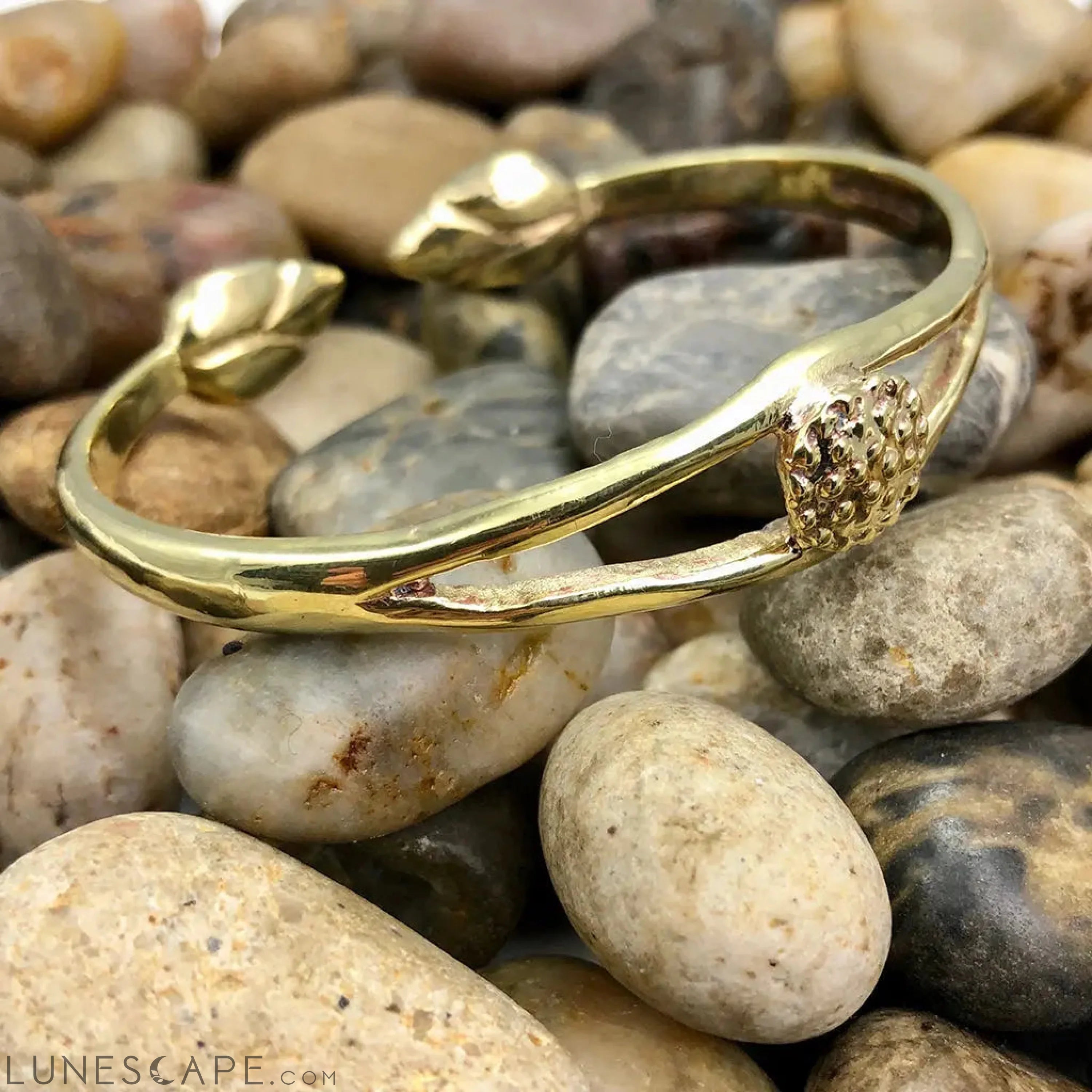 Handmade Bombshell Lotus Cuff LUNESCAPE