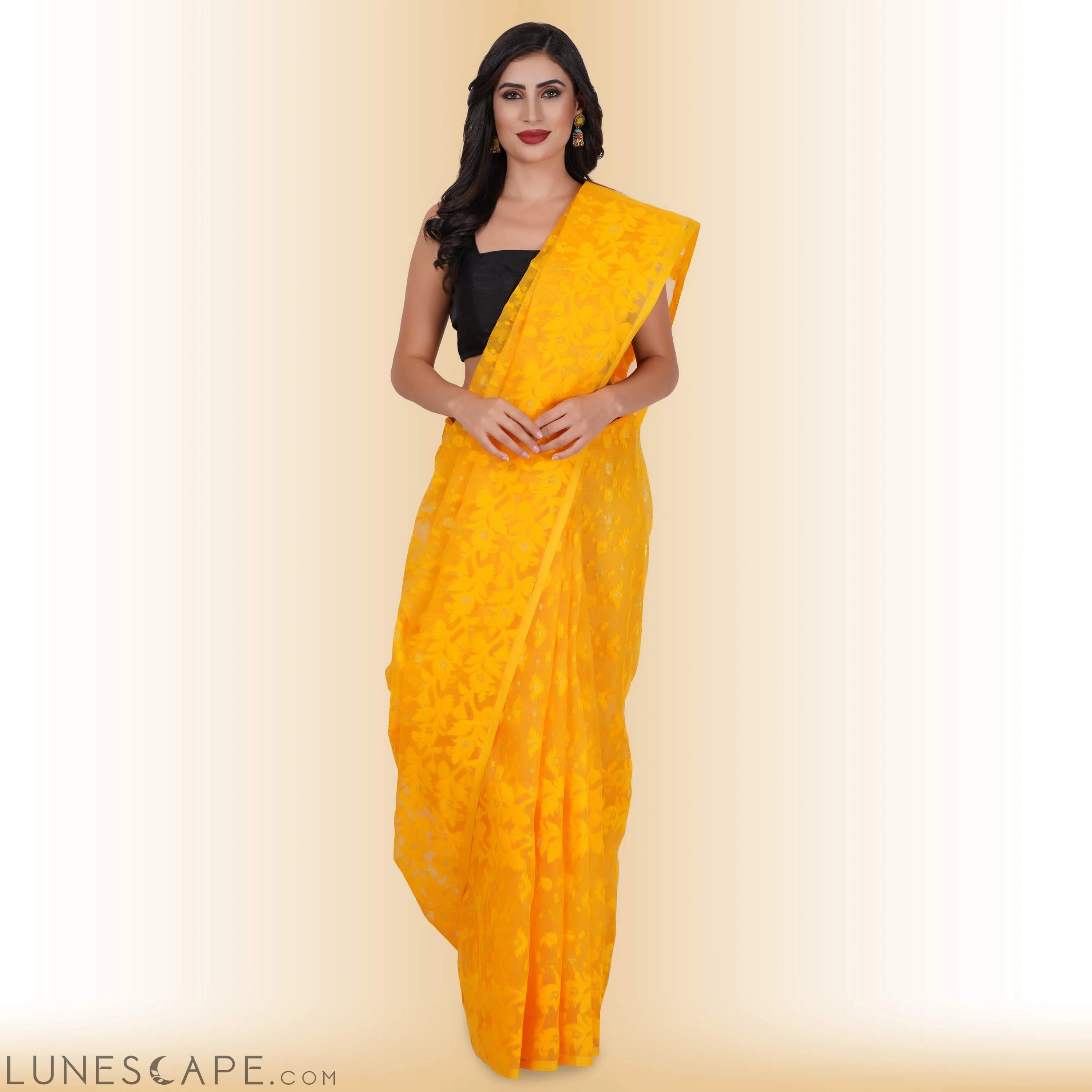 Handmade Jamdani Cotton Sarees LUNESCAPE