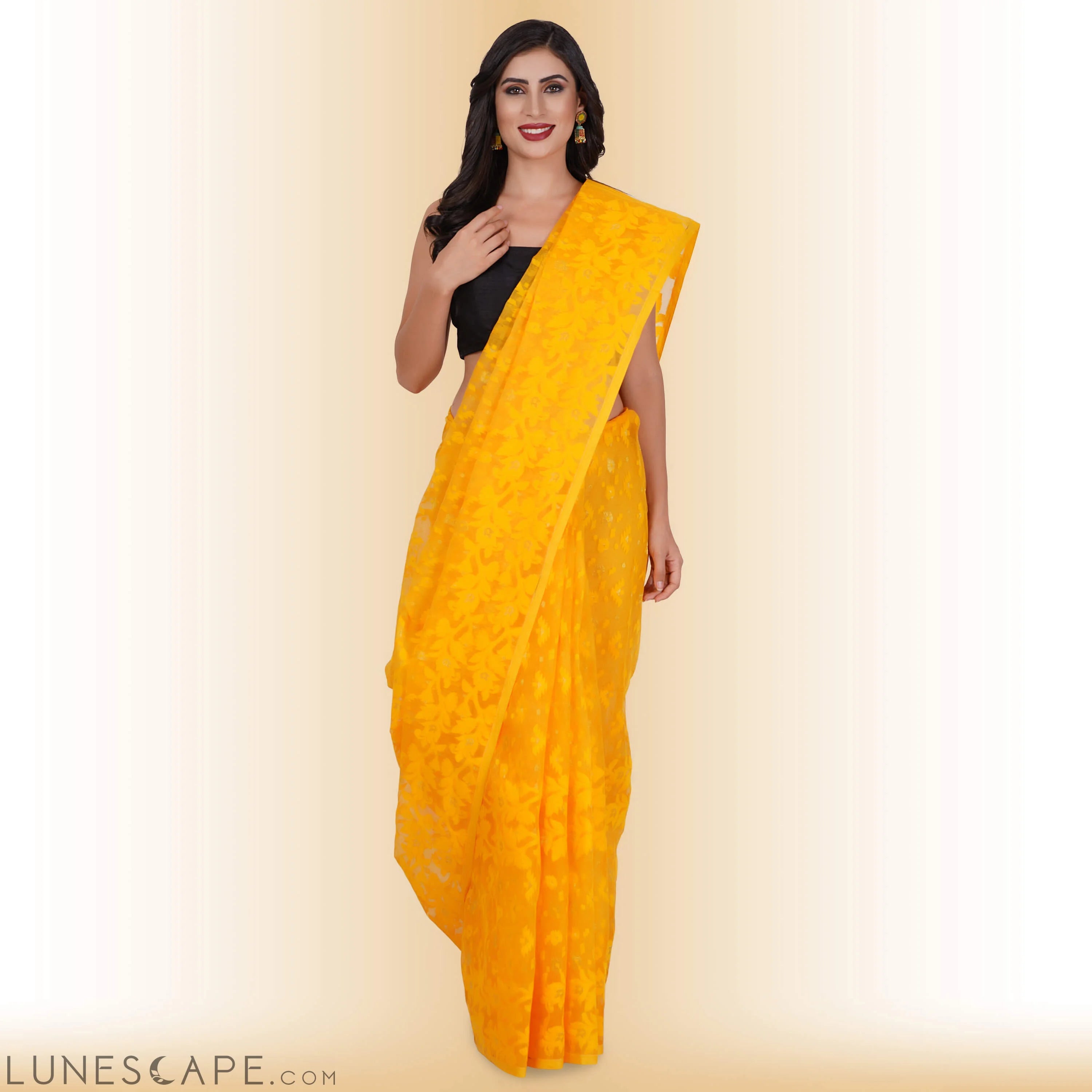 Handmade Jamdani Cotton Sarees LUNESCAPE
