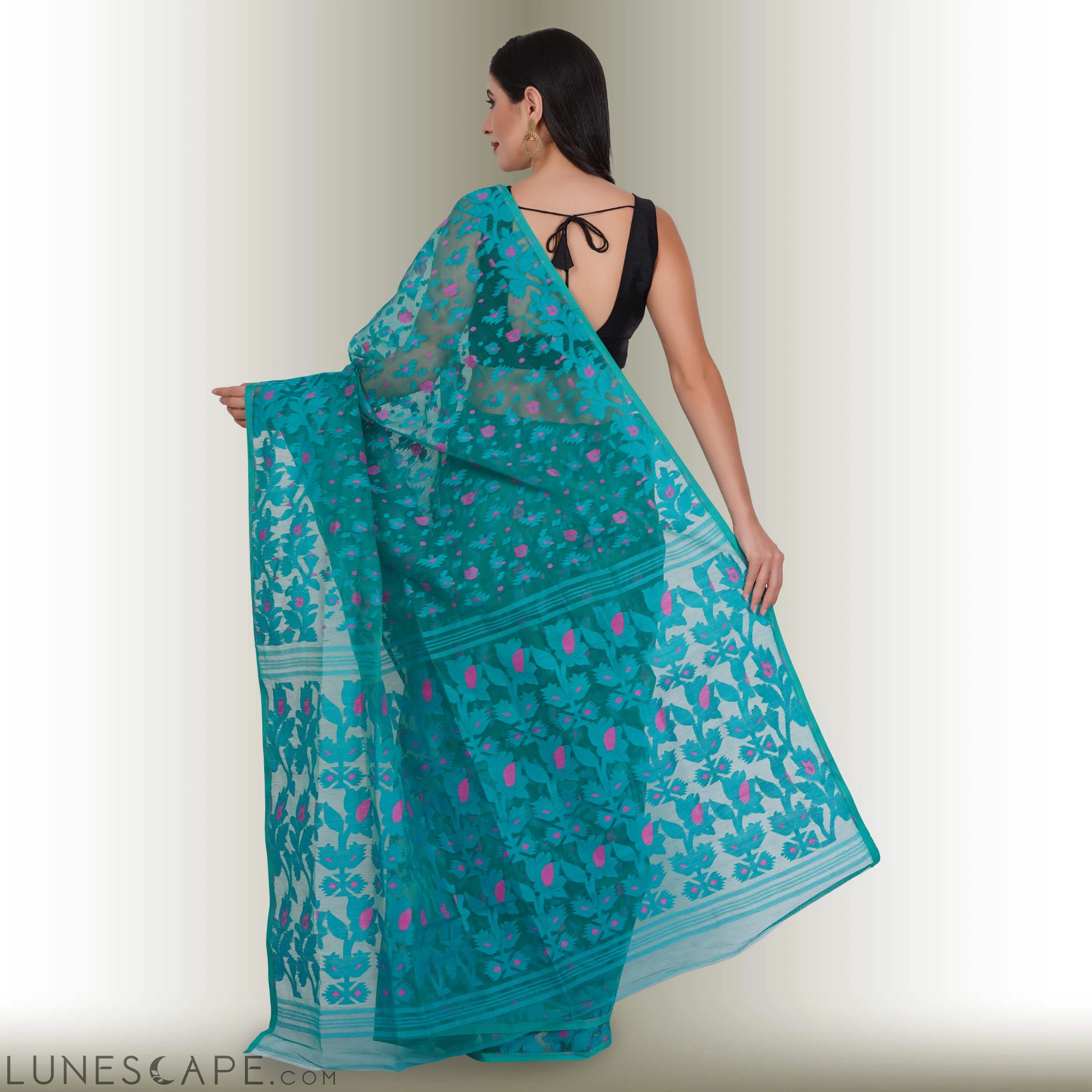 Handmade Jamdani Cotton Sarees LUNESCAPE