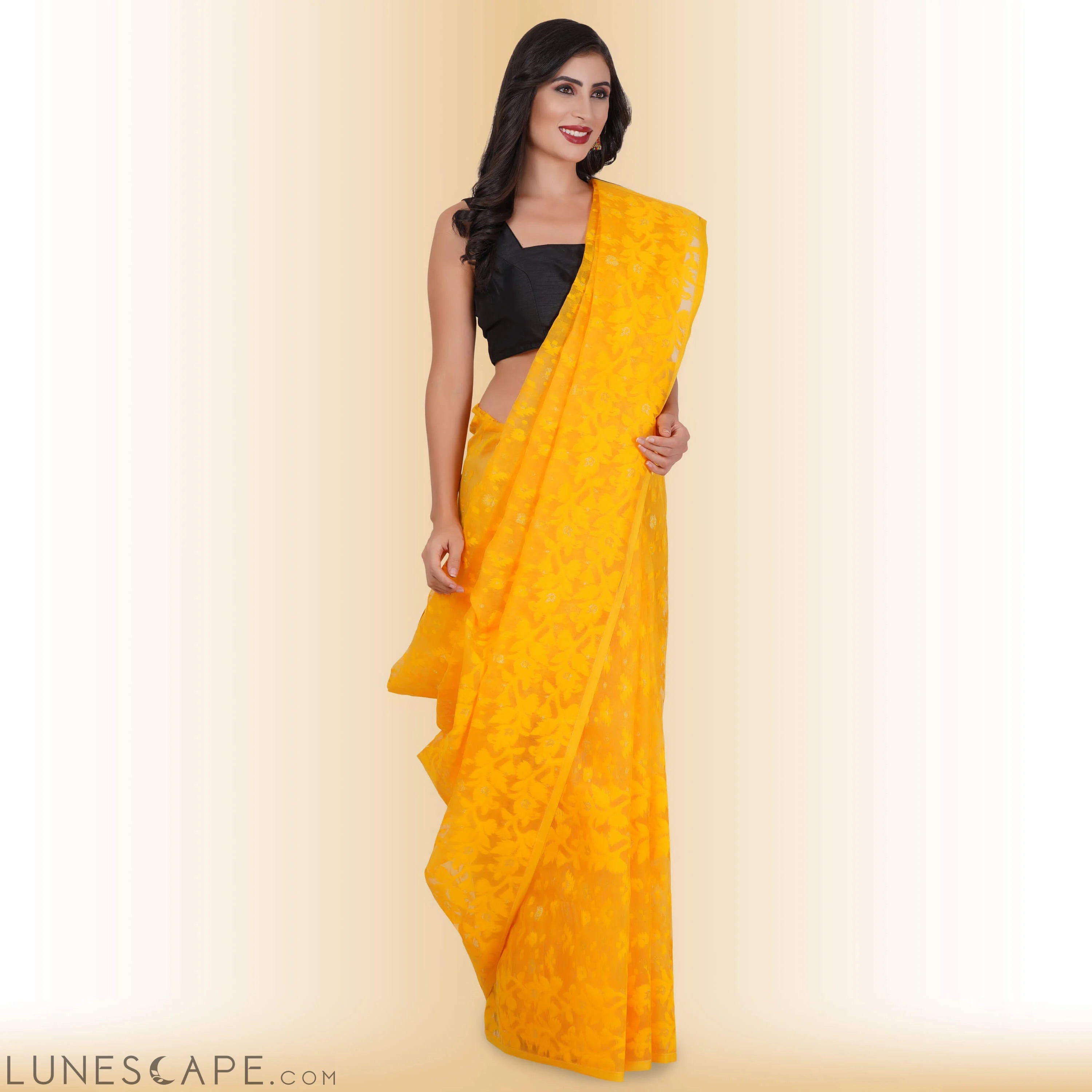 Handmade Jamdani Cotton Sarees LUNESCAPE