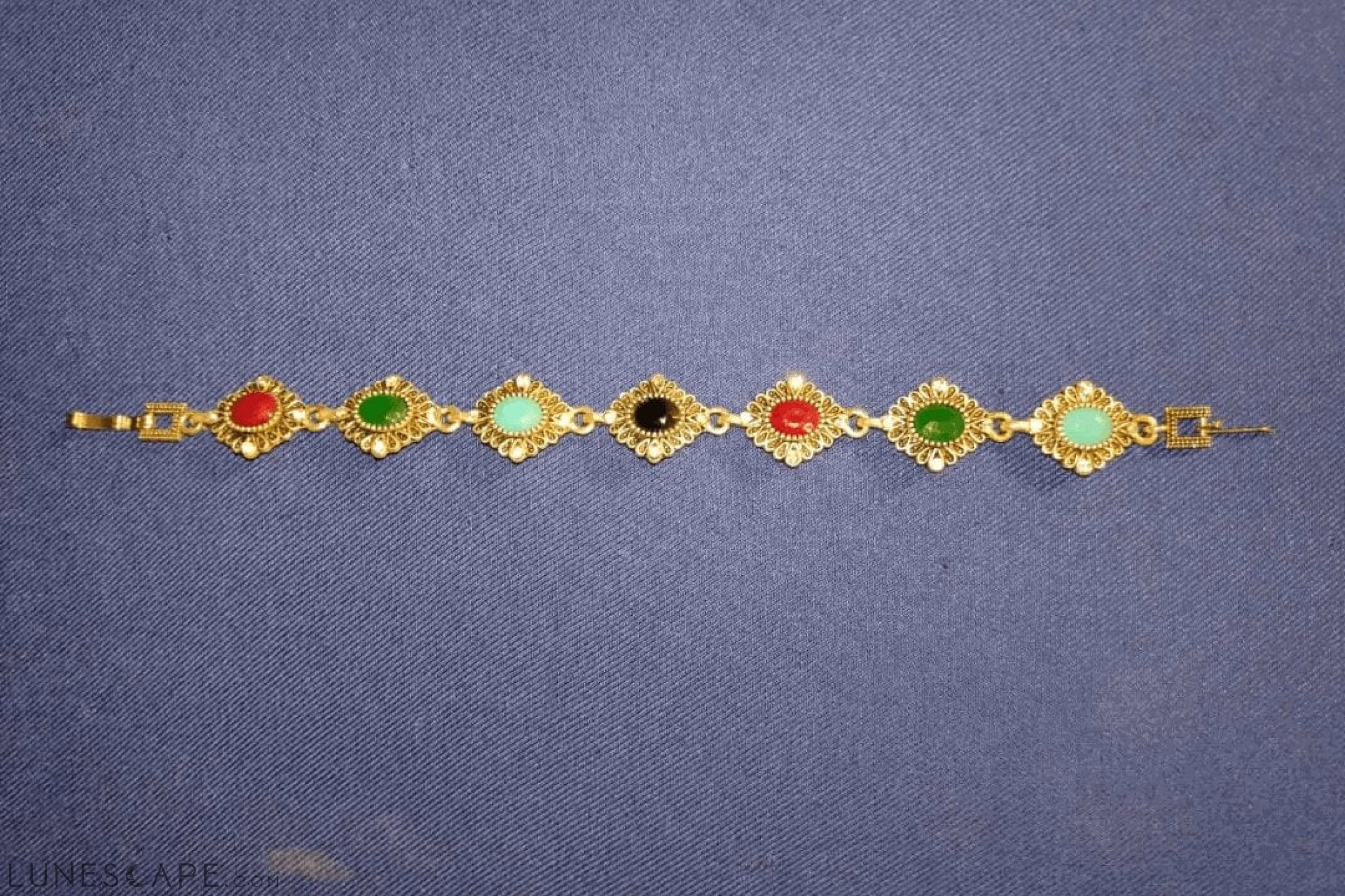 Handmade Silver & Agate Bracelet Taliwin LUNESCAPE