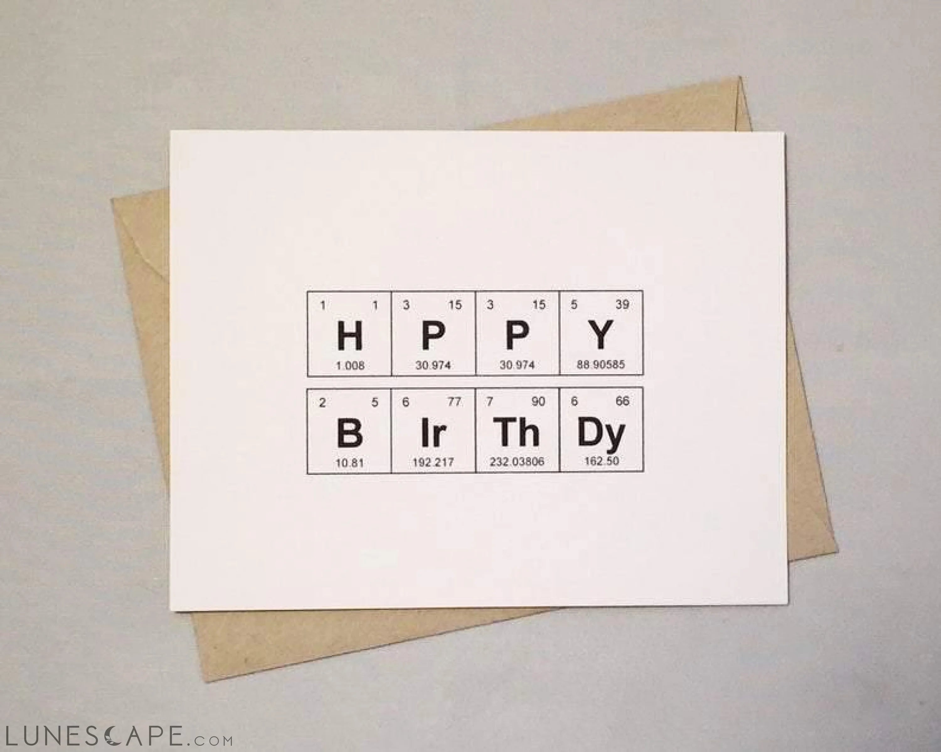 Happy Birthday Card LUNESCAPE