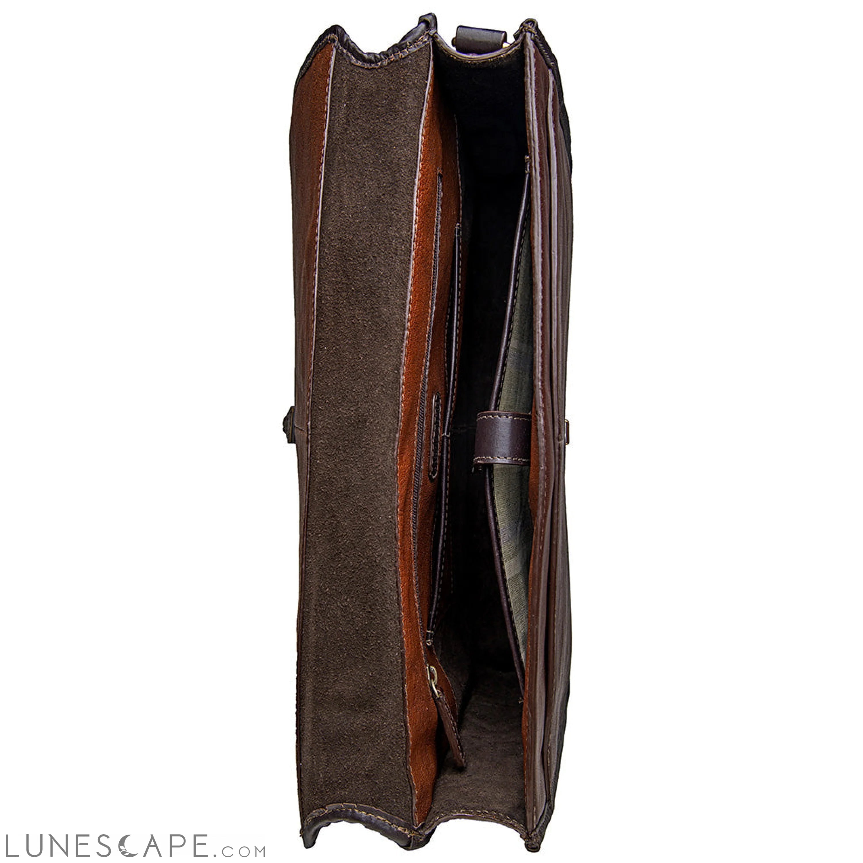 Hidesign Harrison Buffalo Leather Laptop Briefcase LUNESCAPE