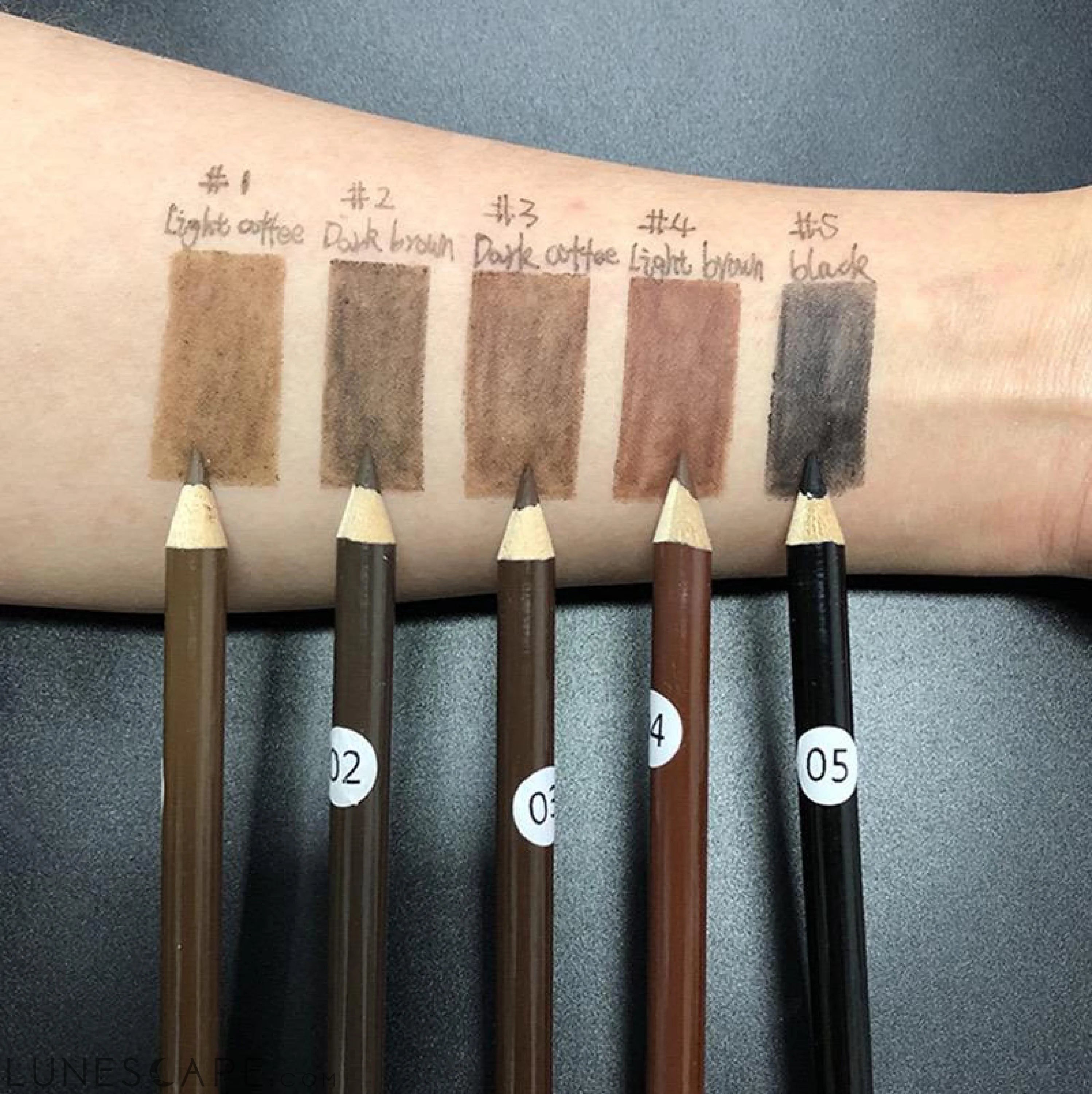 High Precision Eye Brow Pencil with Sharpener LUNESCAPE