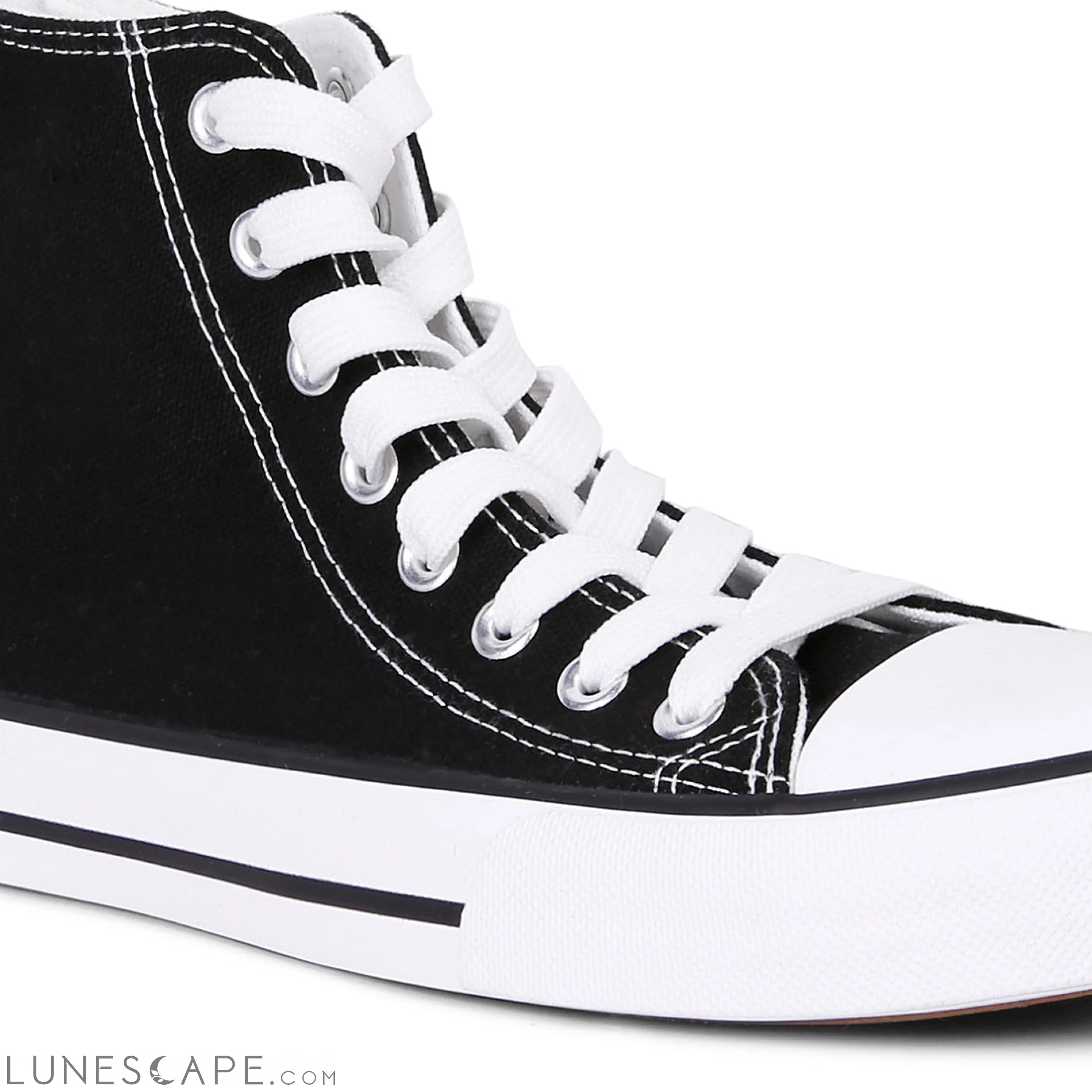 High Top Basketball Canvas Sneakers Women LUNESCAPE