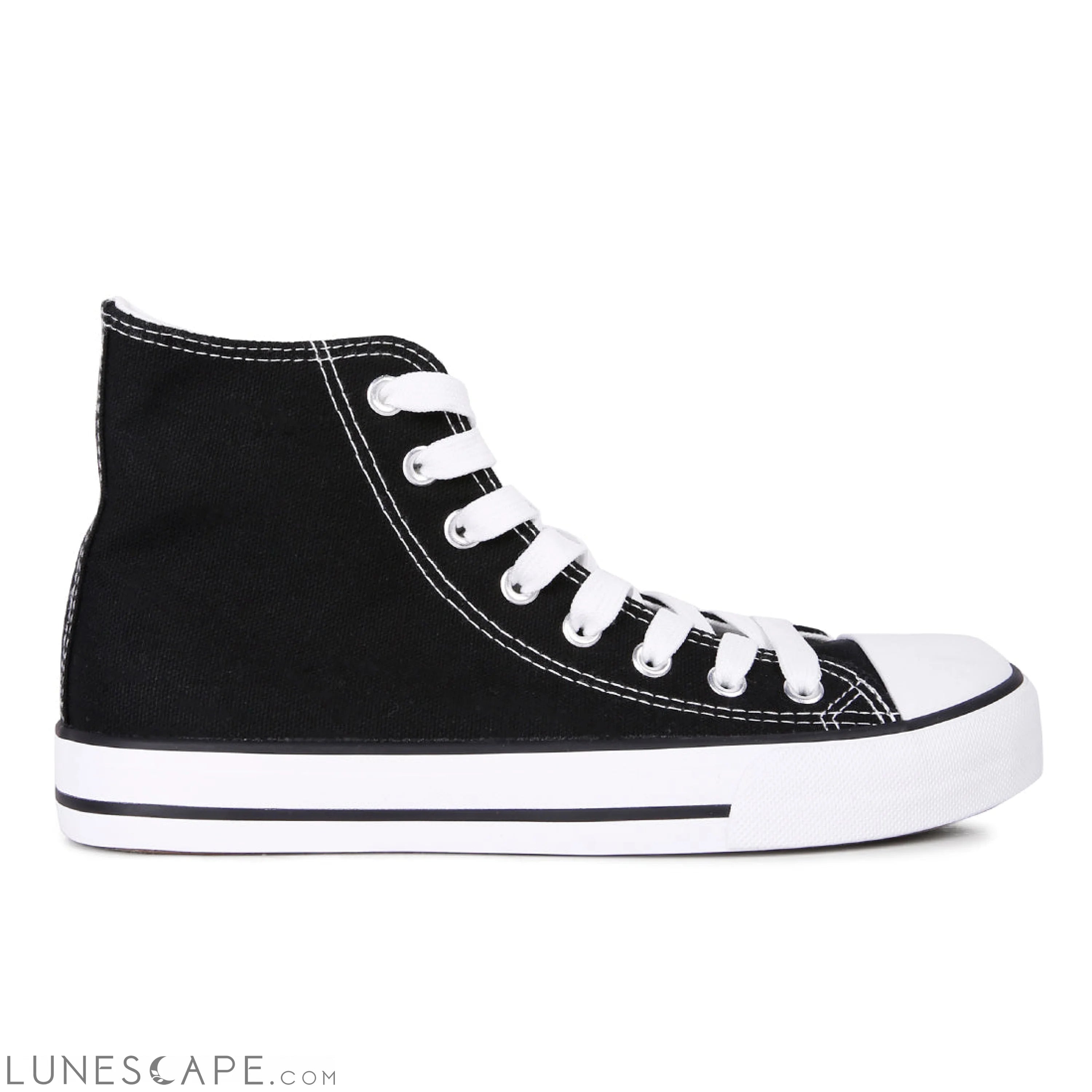 High Top Basketball Canvas Sneakers Women LUNESCAPE