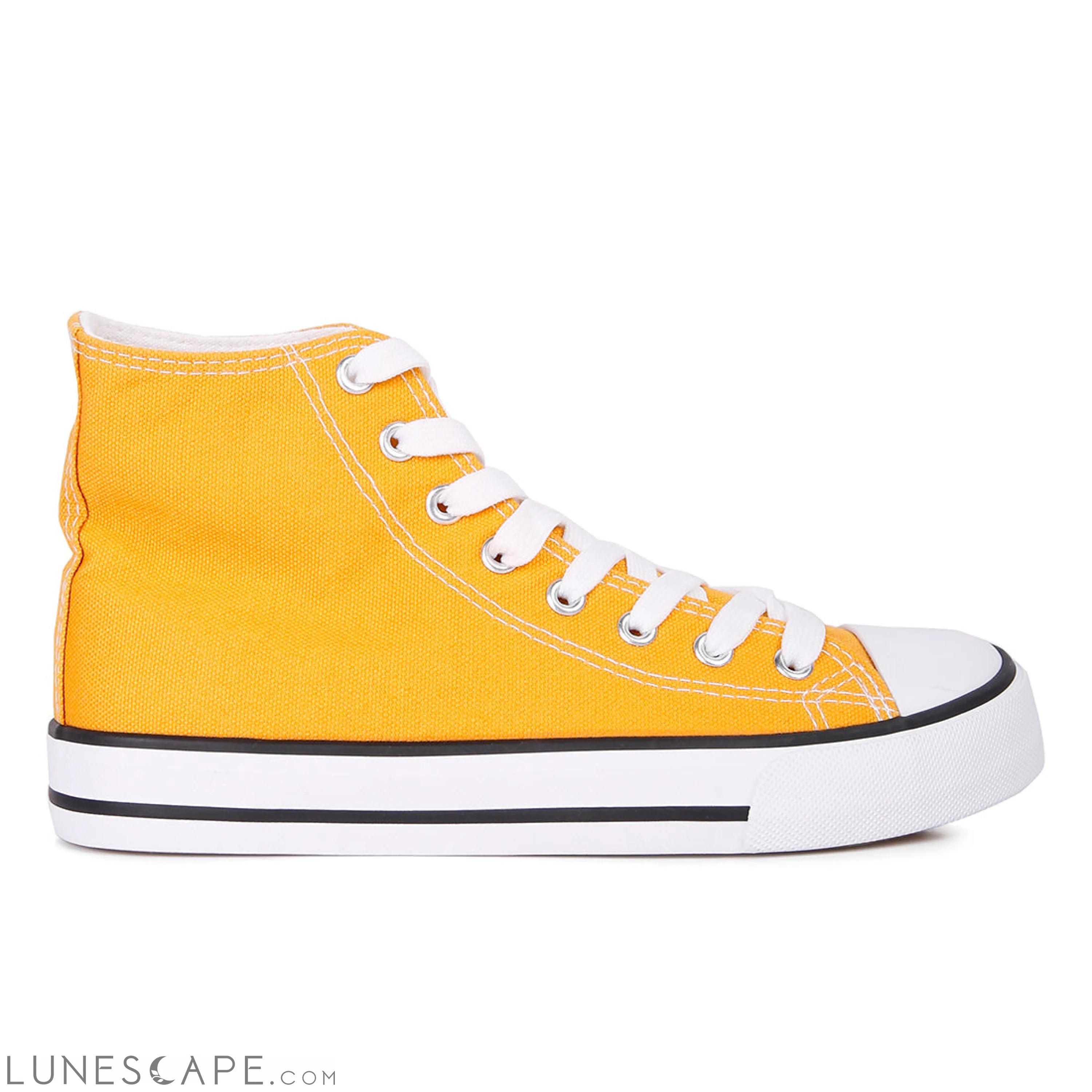 High Top Basketball Canvas Sneakers Women LUNESCAPE