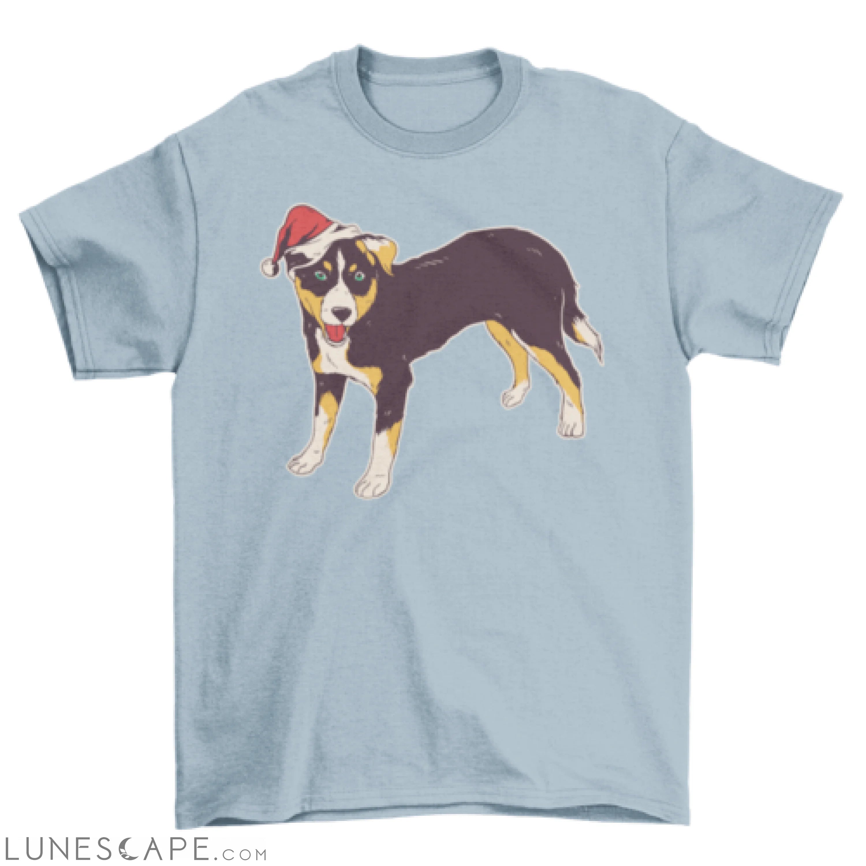 Holidays Seasonal Appenzeller Sennenhund Pet Puppy dog Santa hat LUNESCAPE