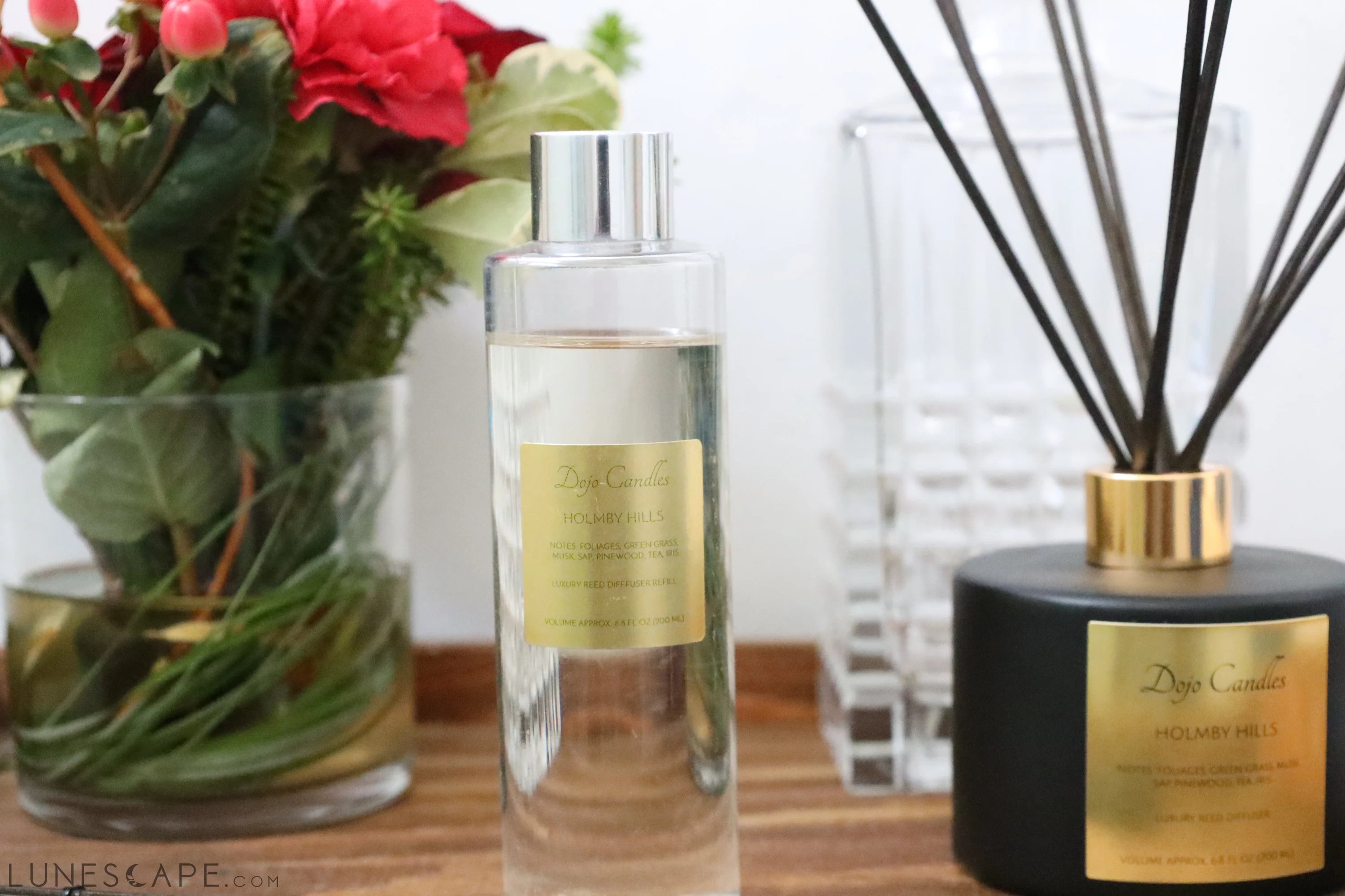 Holmby Hills Luxury Reed Diffuser Refill LUNESCAPE