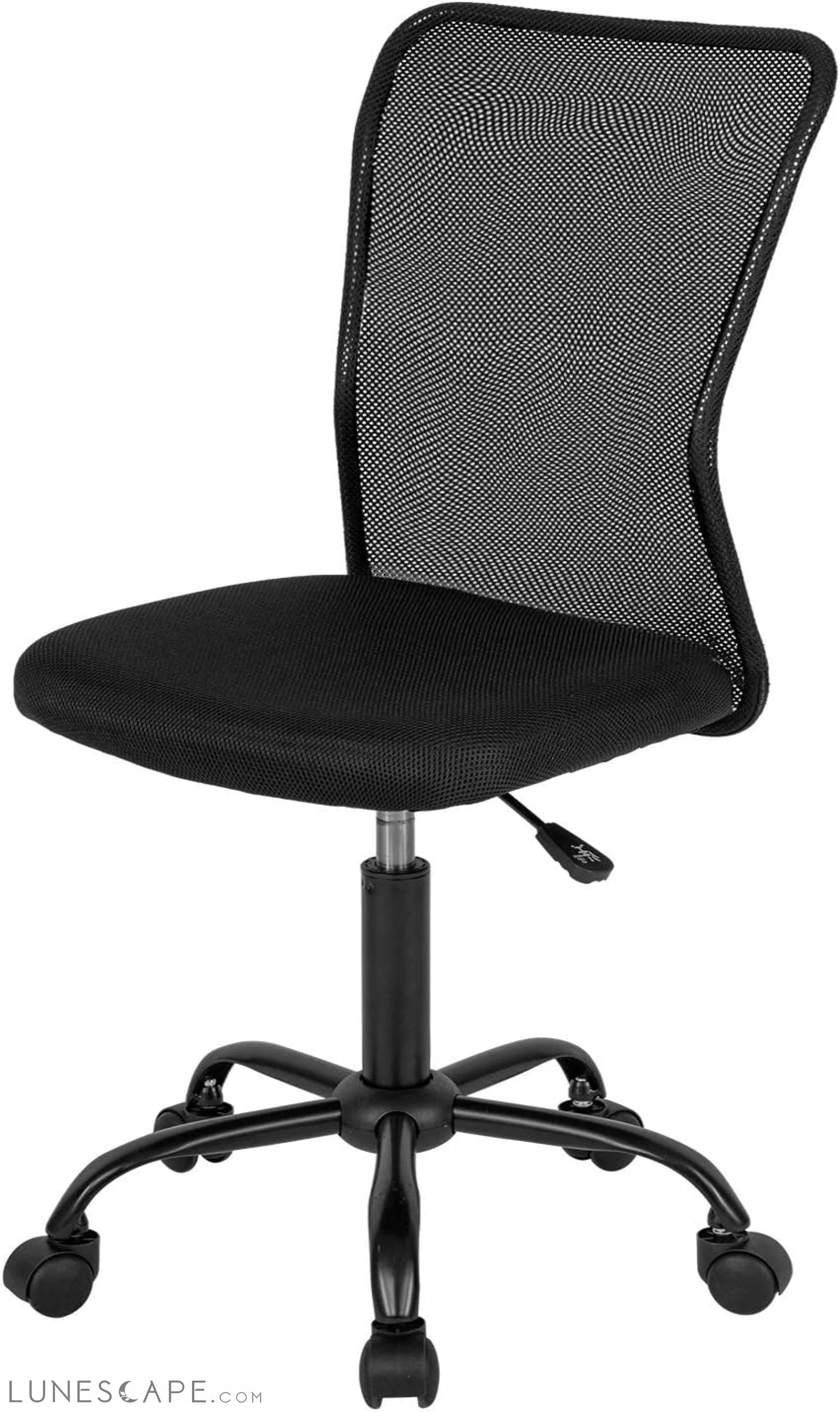 Home Office Chair Mid Back Mesh Desk Chair Armless Computer Chair LUNESCAPE