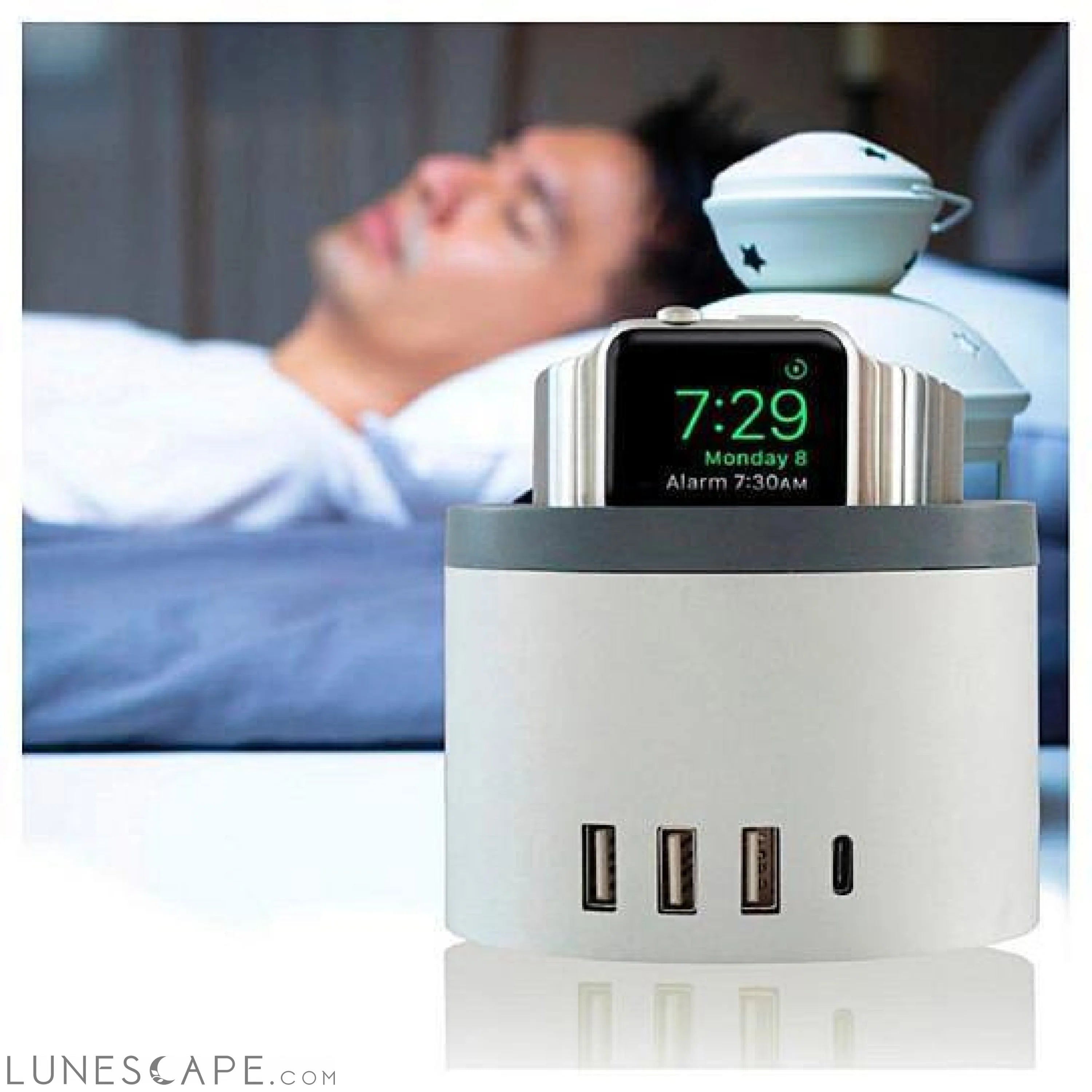 Homebase Smart Watch & Gadget Charging Dock LUNESCAPE