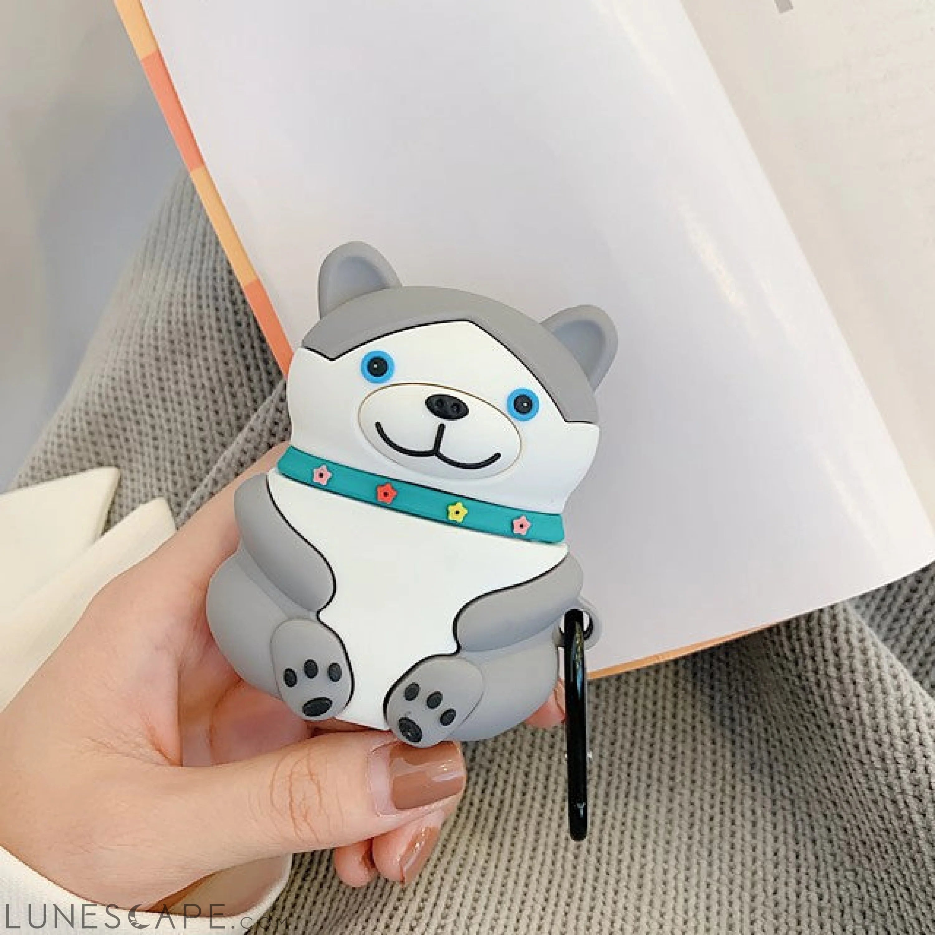 Husky Case For AirPods Sharpie Headphone Case Soft LUNESCAPE