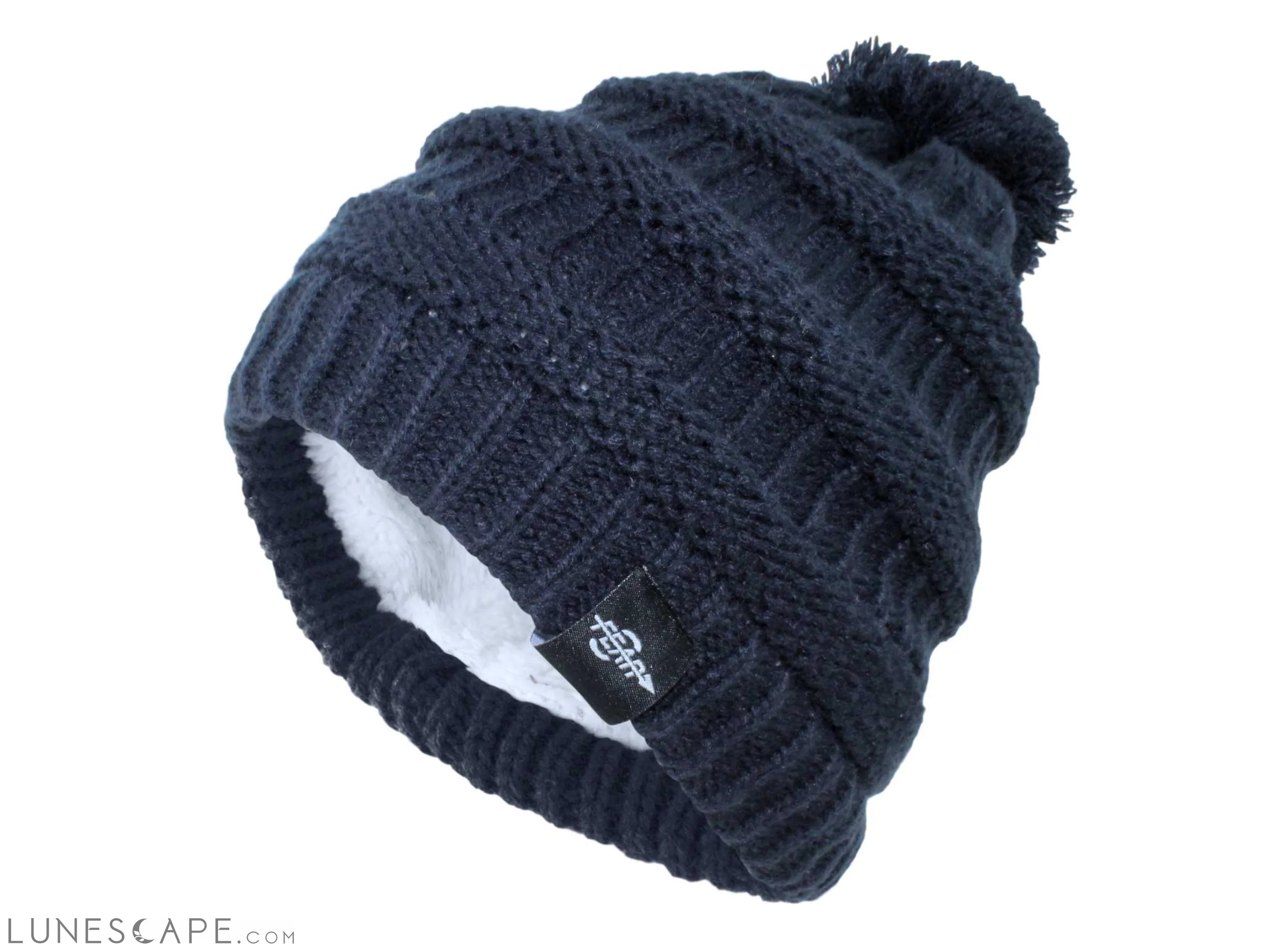 Insulated Knit Pom Pom Winter Hat LUNESCAPE