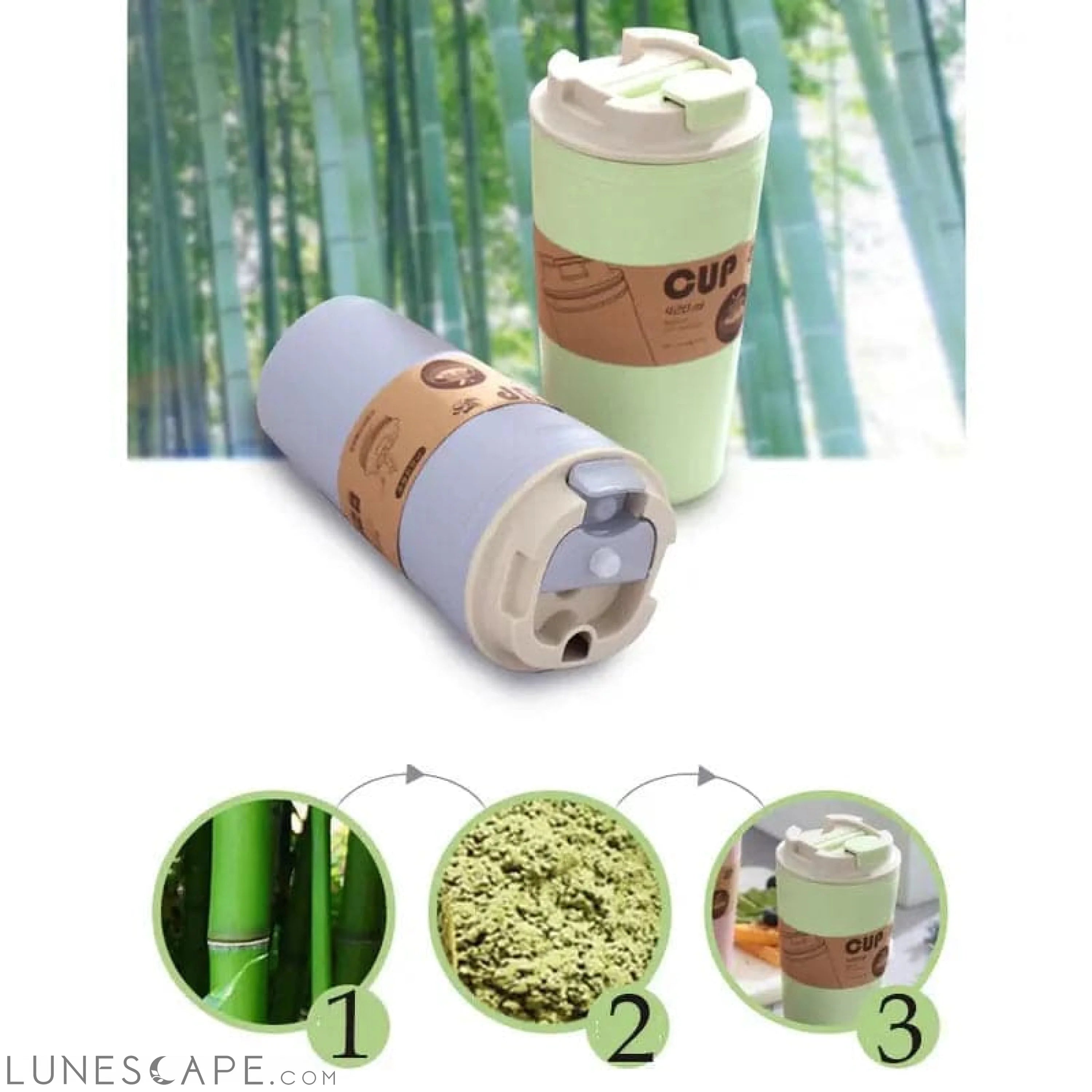 Insultated Bamboo Tumbler LUNESCAPE