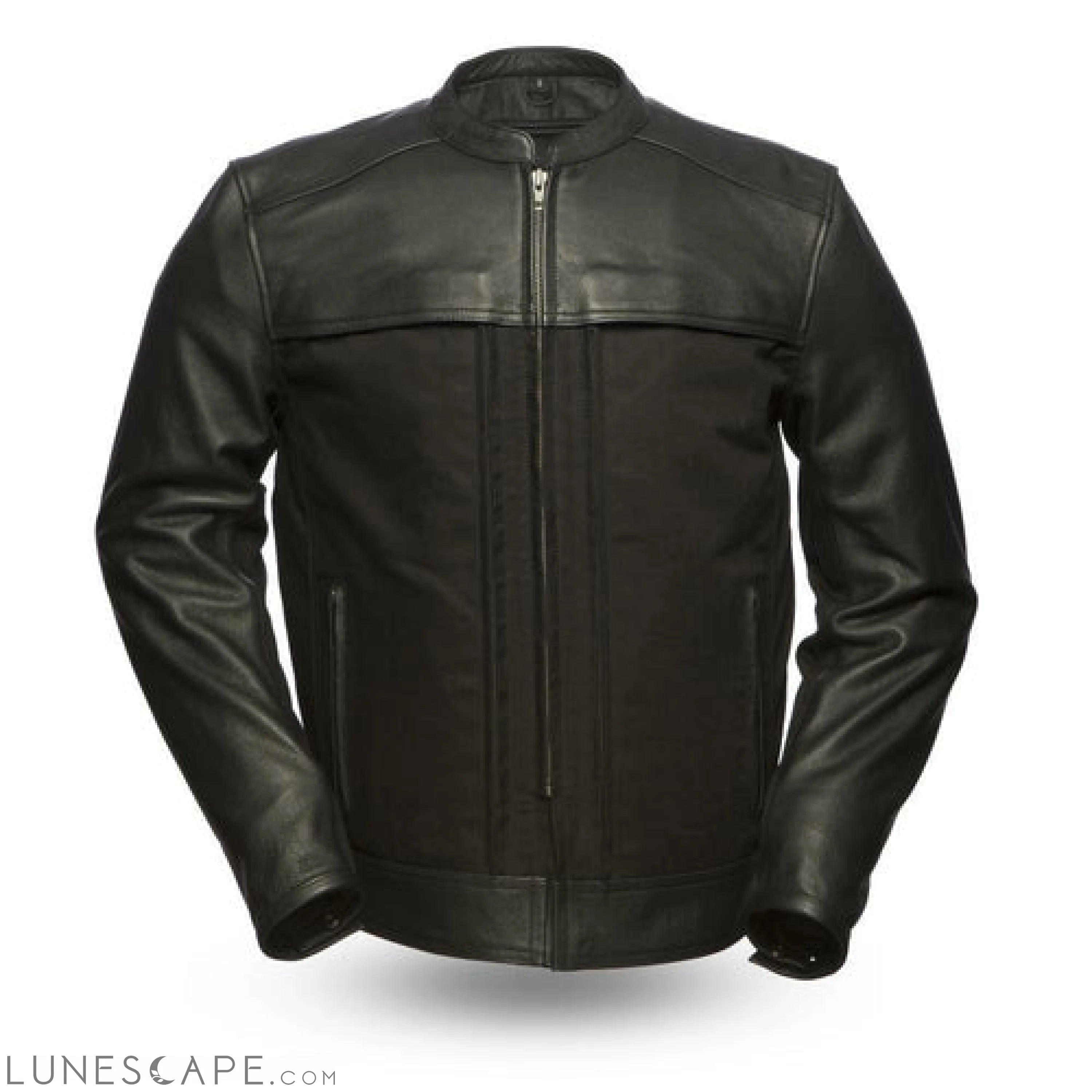 Invader - Motorcycle Leather Jacket LUNESCAPE