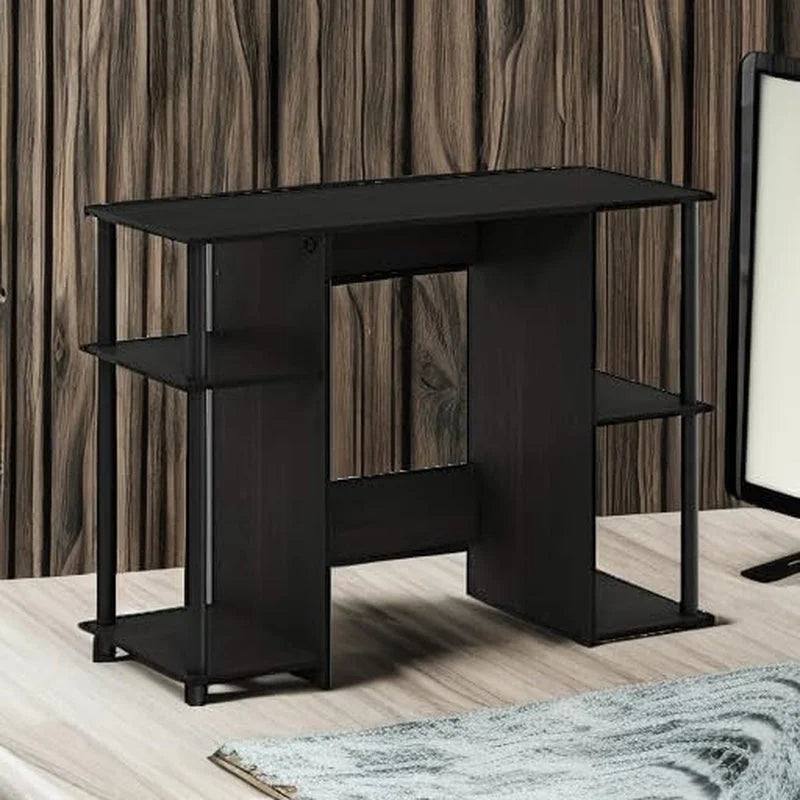 JAYA Computer Study Desk,Open Storage, Espresso LUNESCAPE