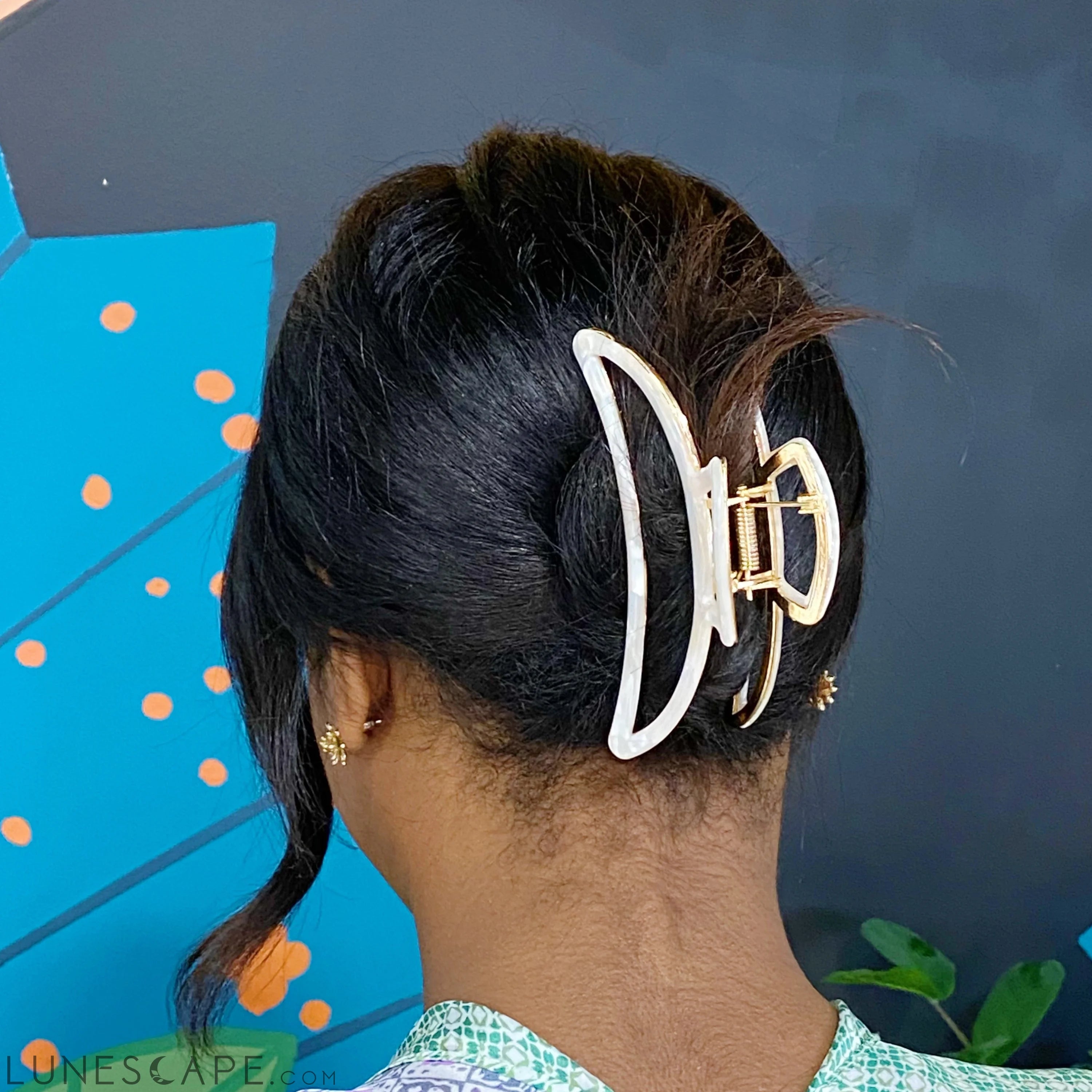 Jenna Half Moon Hair Claw LUNESCAPE