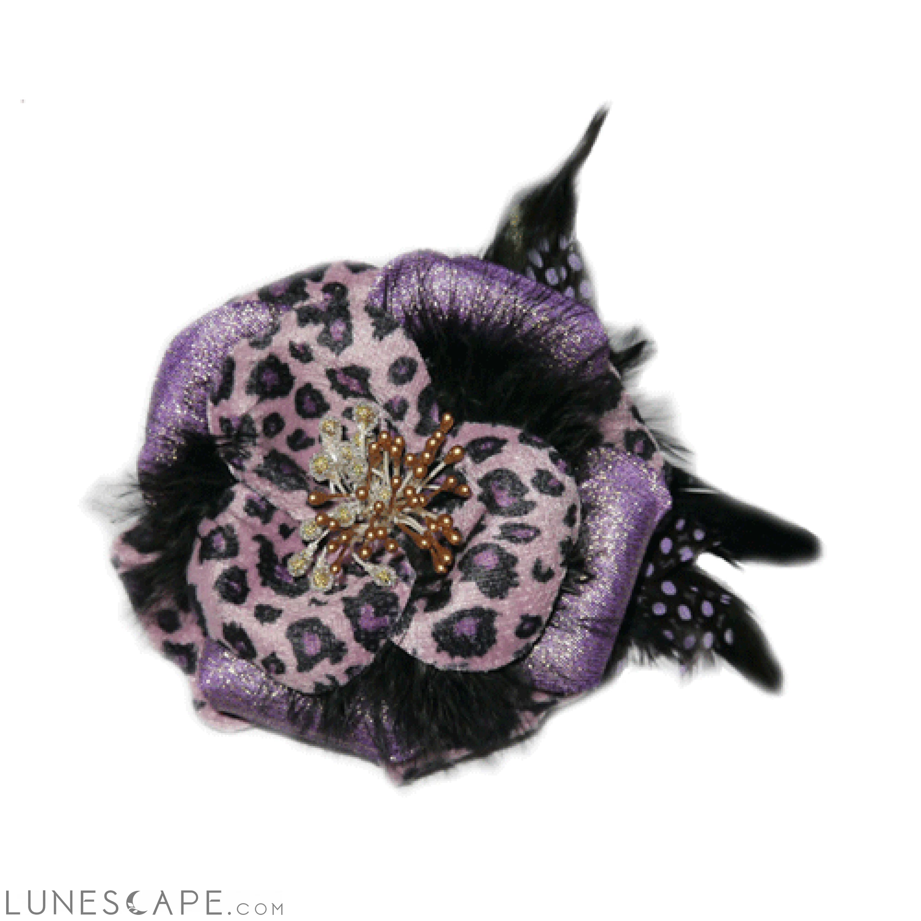 Julia Collar Flower - Purple LUNESCAPE